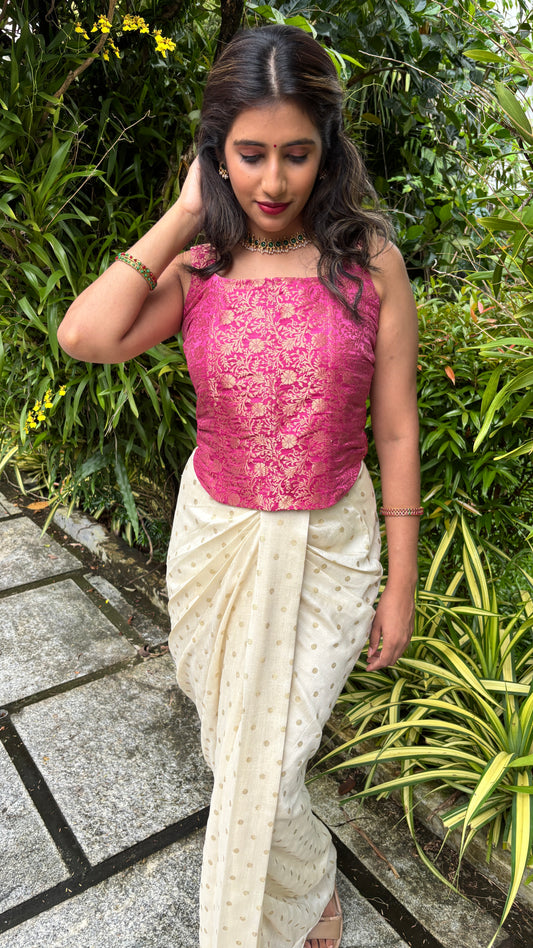 Golden Drape Skirt - " Pre-Order" Series - Despatch in 7 days