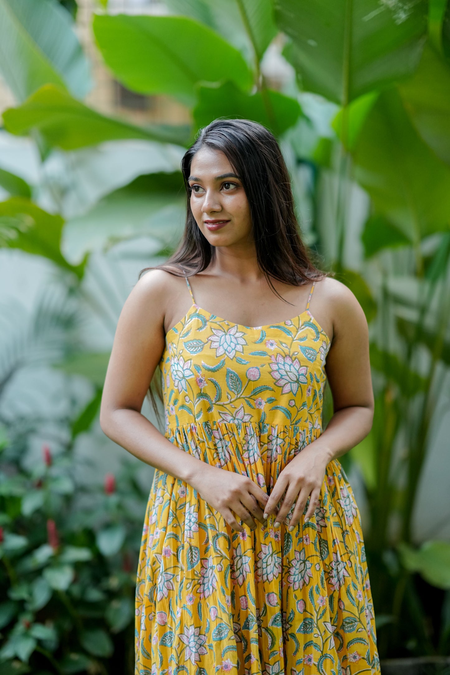 Yellow Strap Dress