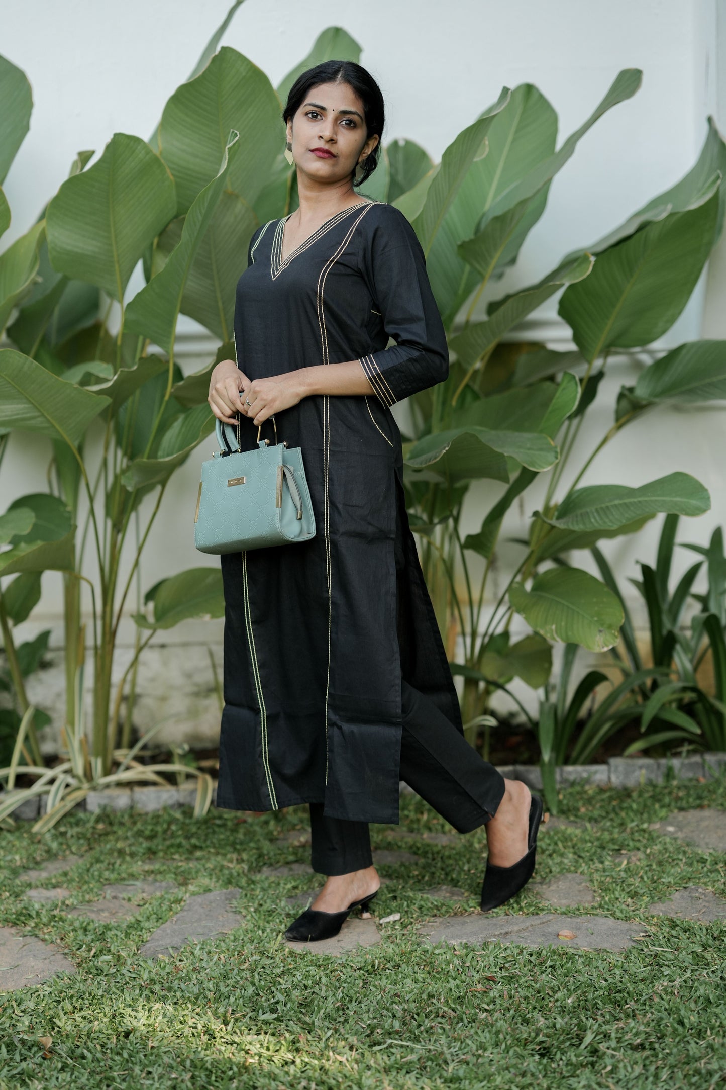 Black + Green Running