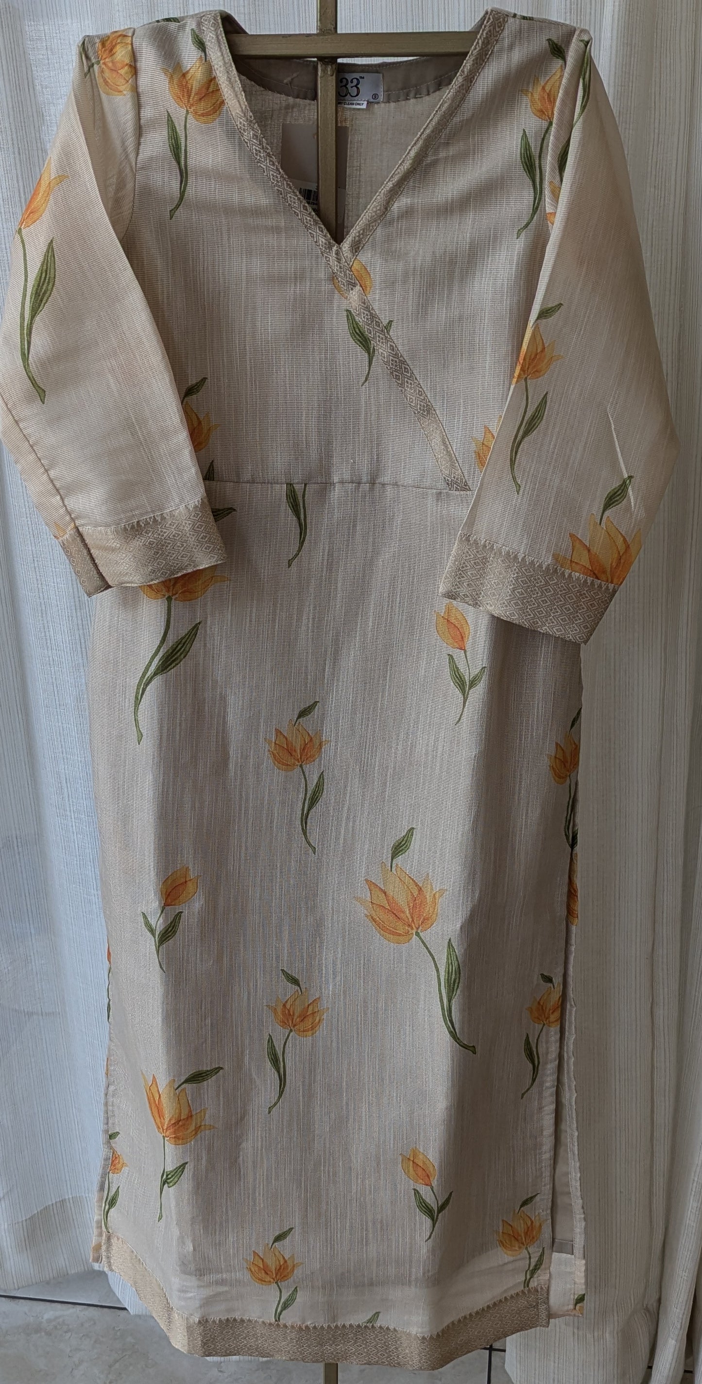 Floral Semi Juite Kurti