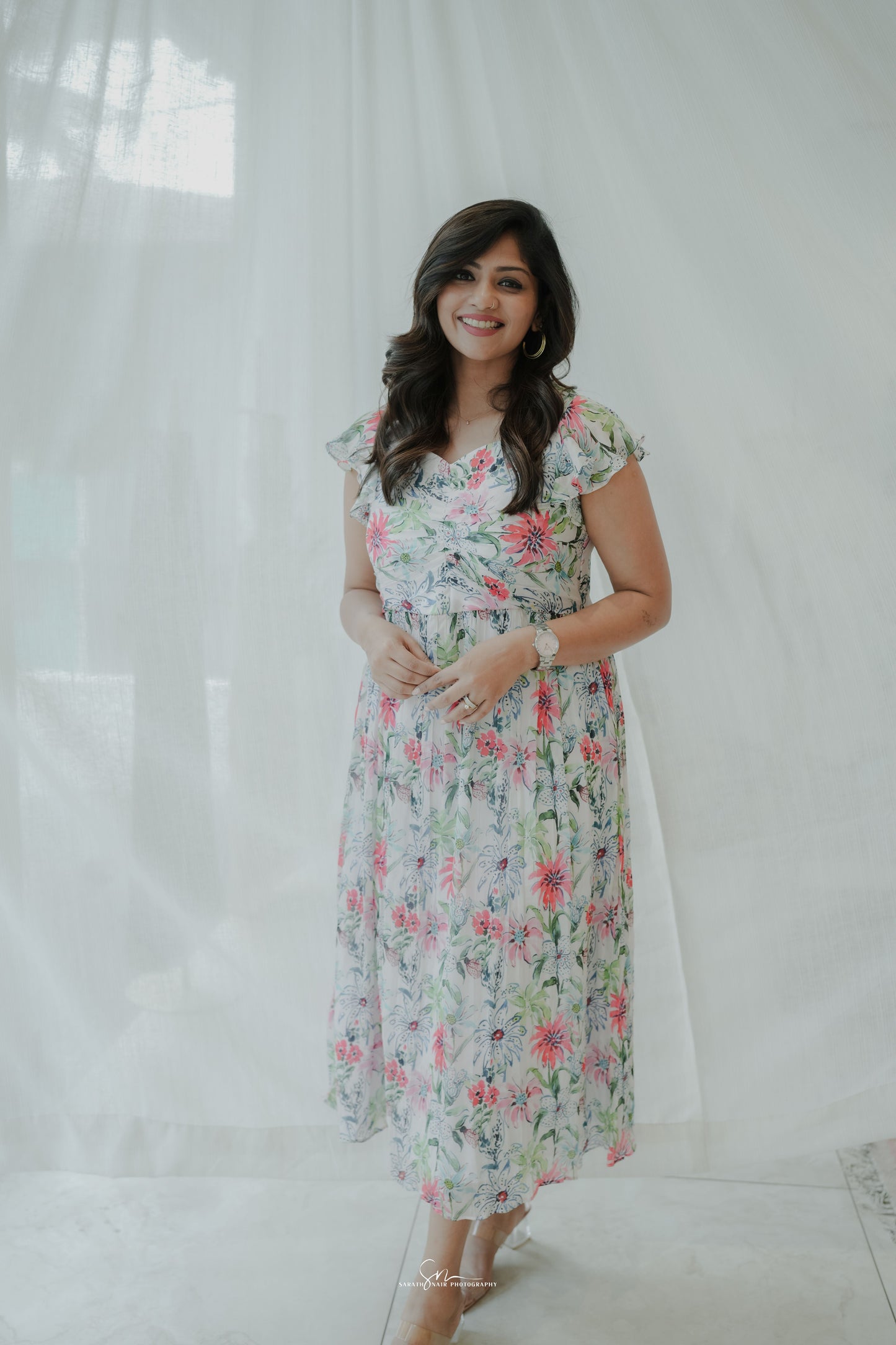 Floral Ruffle Dress