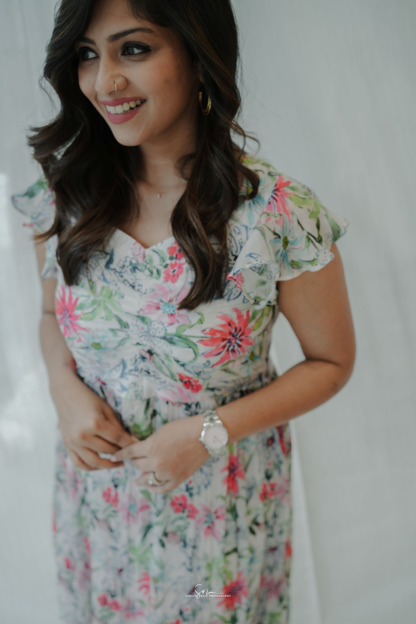 Floral Ruffle Dress