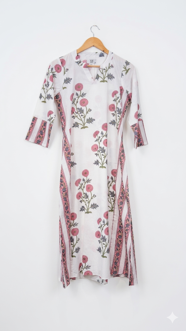 Bloom and Stripe A Line Dress