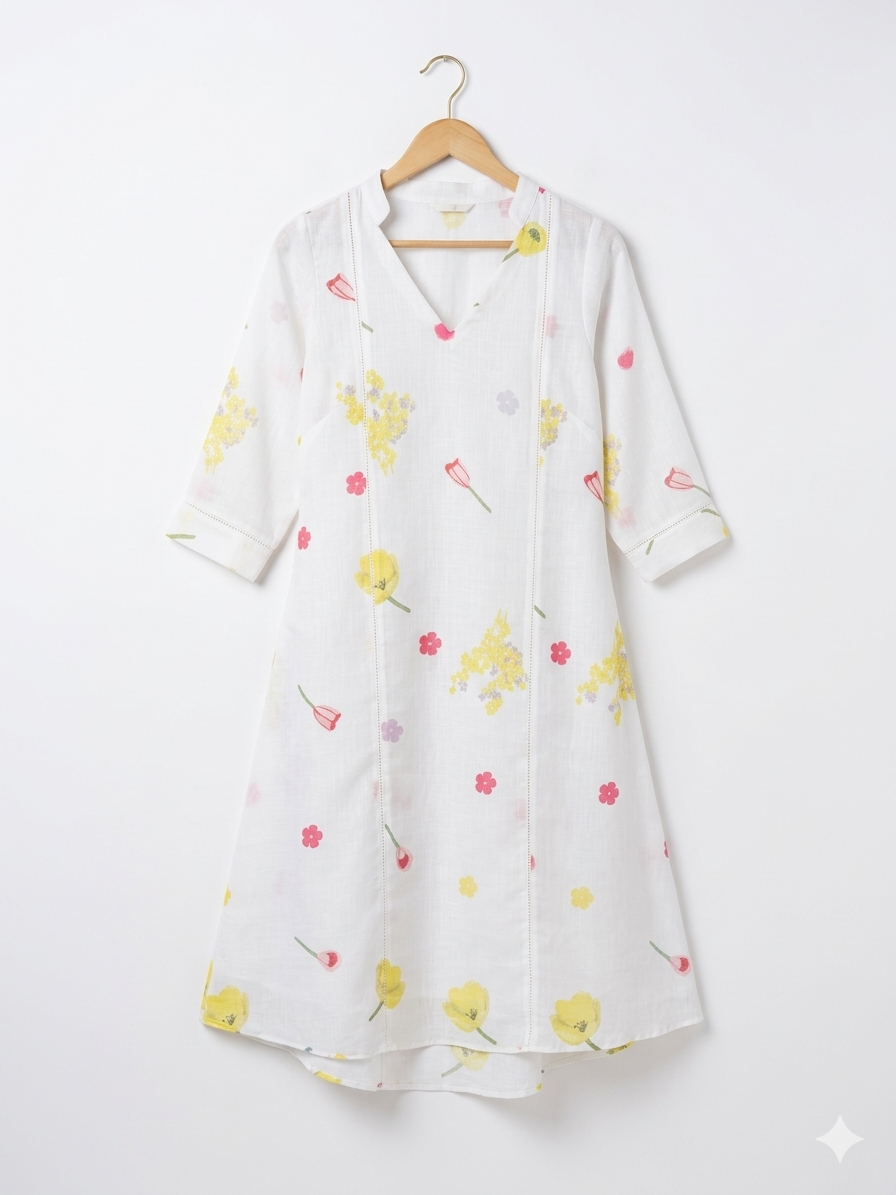 Sunshine Cotton flex day dress
