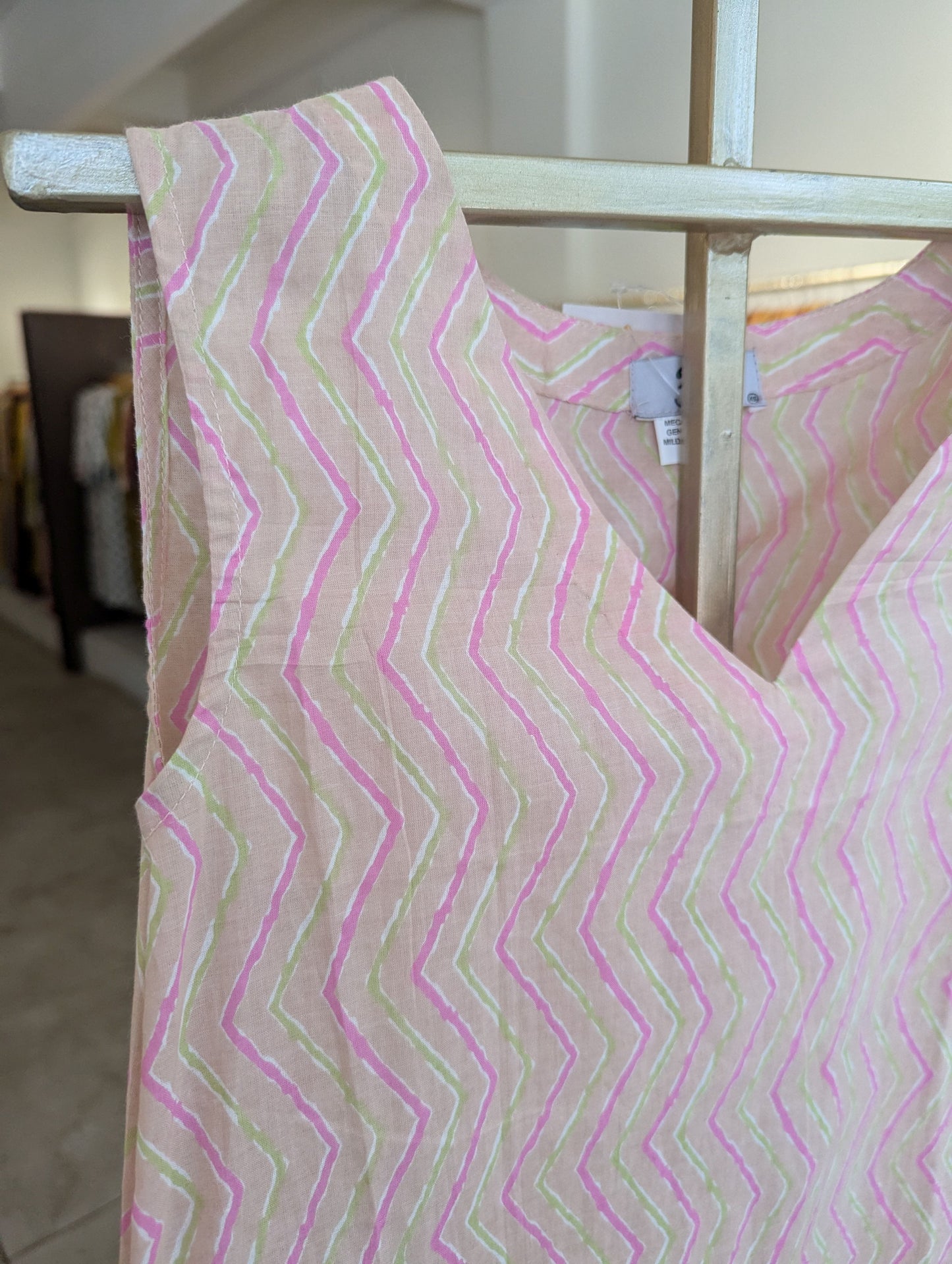 Cotton Stripe Aline Dress