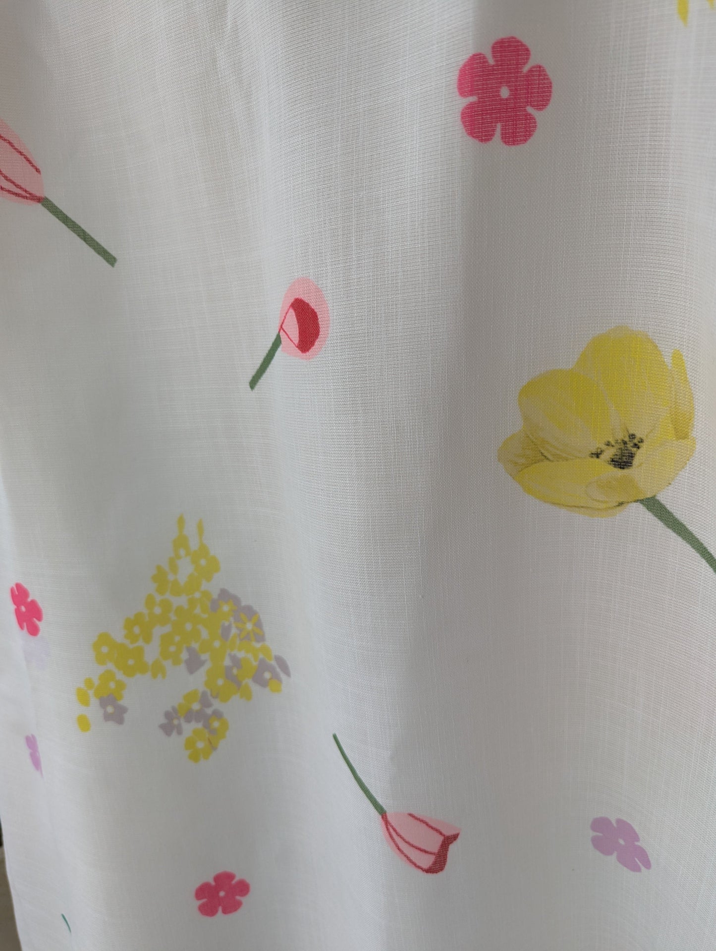 Cotton Linen W&Y Flower Dress