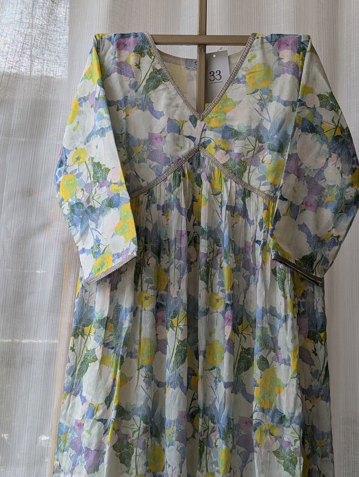 Lavender Alia Cut Dress
