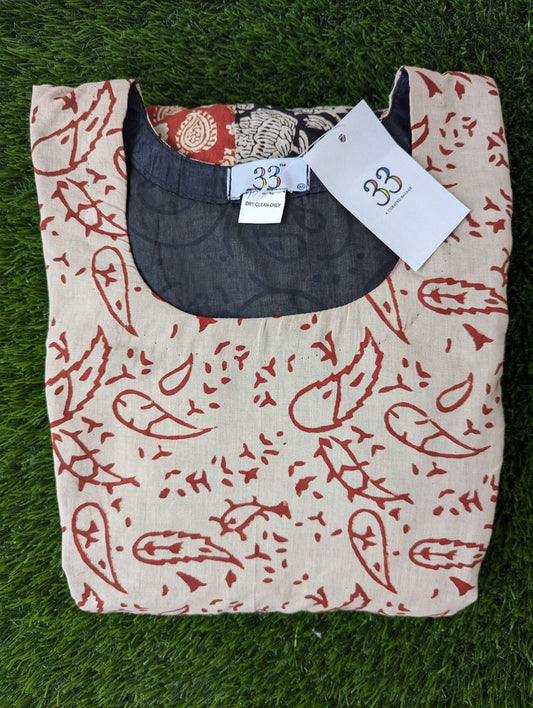 Cotton Panel Cut Dress