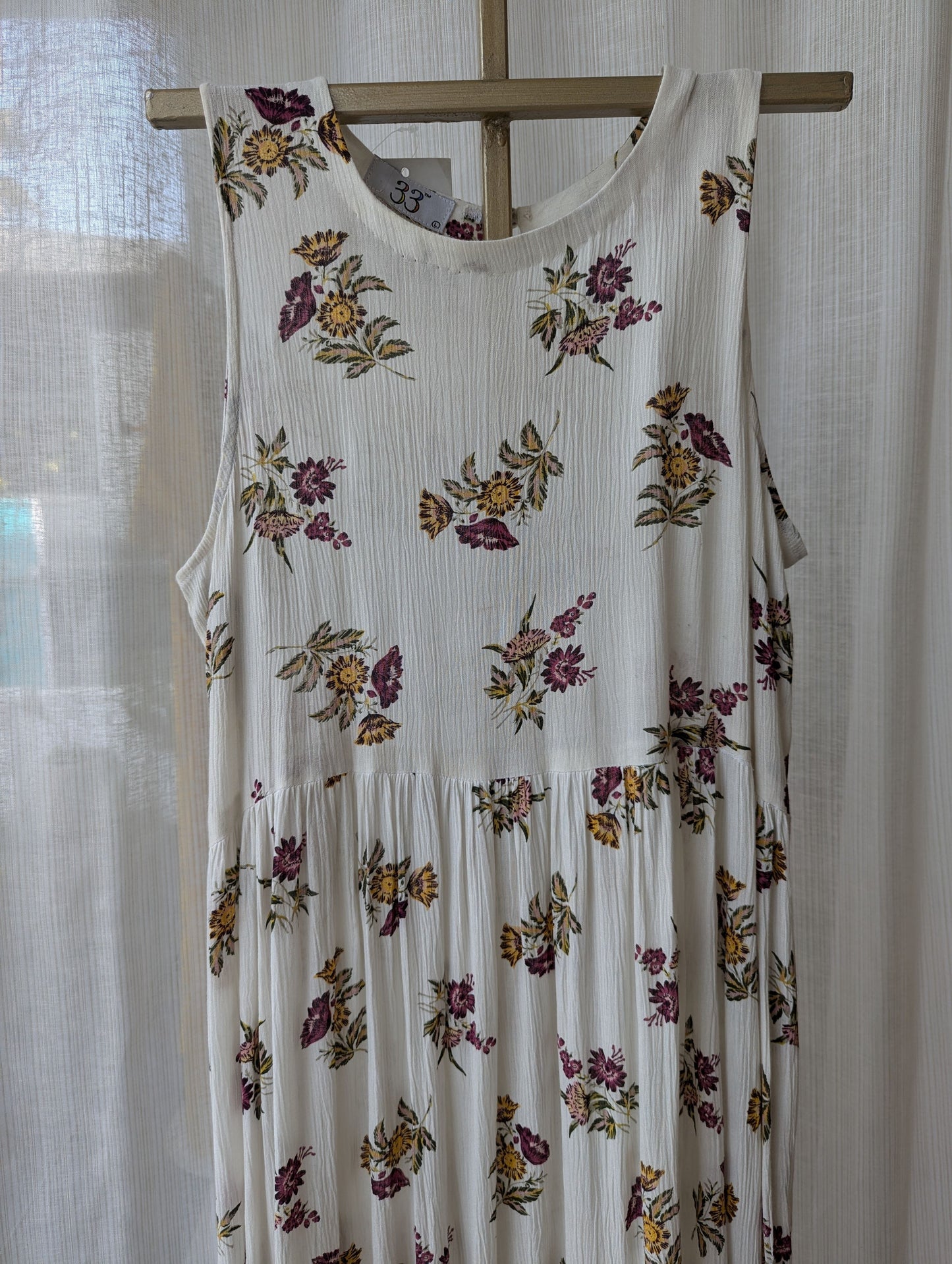 Rayon Floral Print Dress