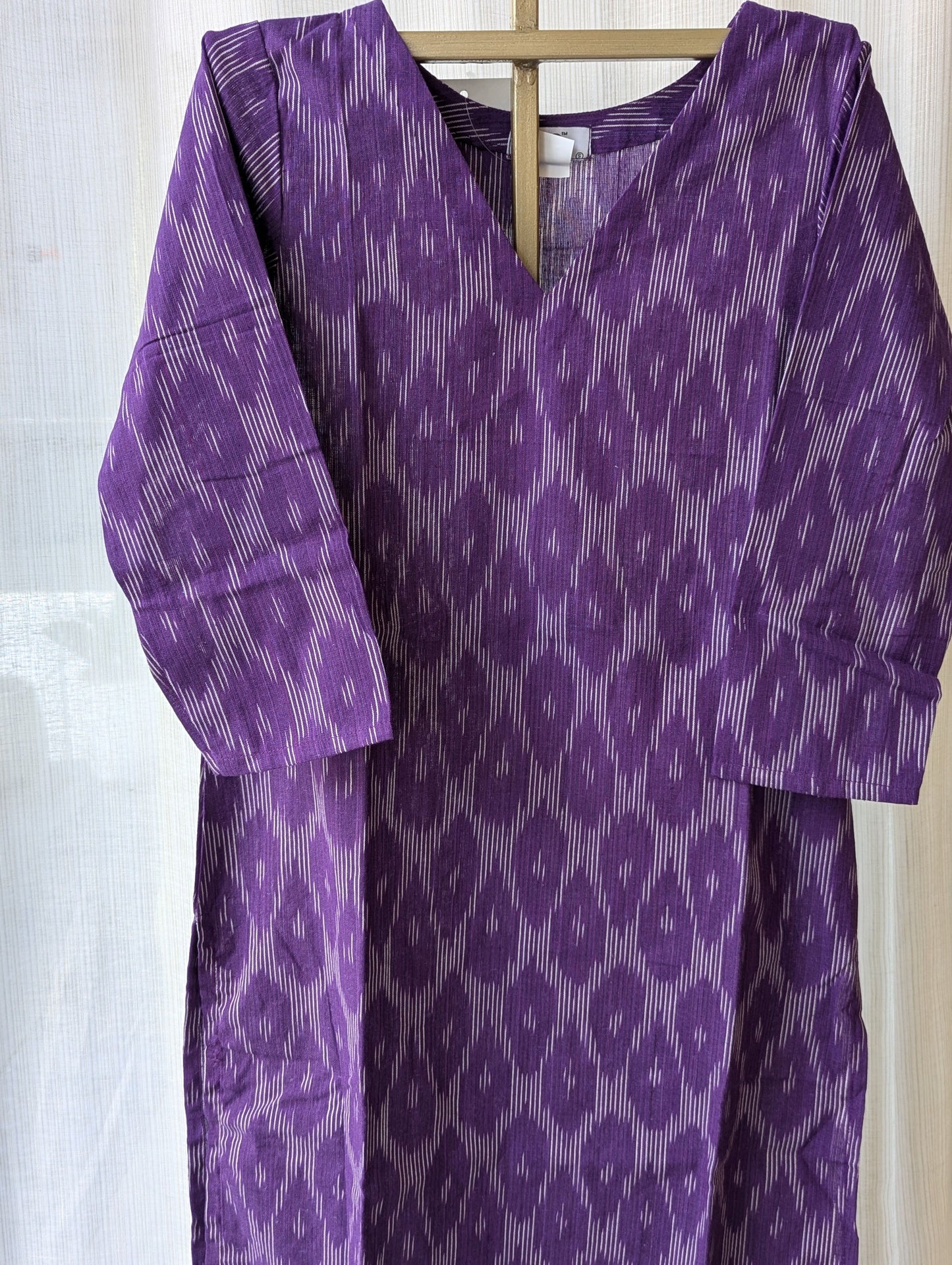 Violet Ikat Kurti