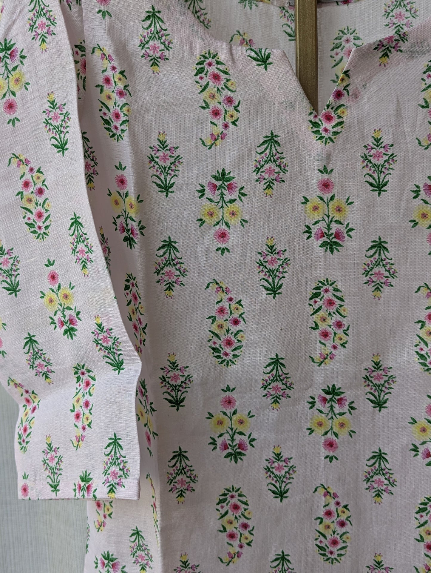Lavender Linen Kurti
