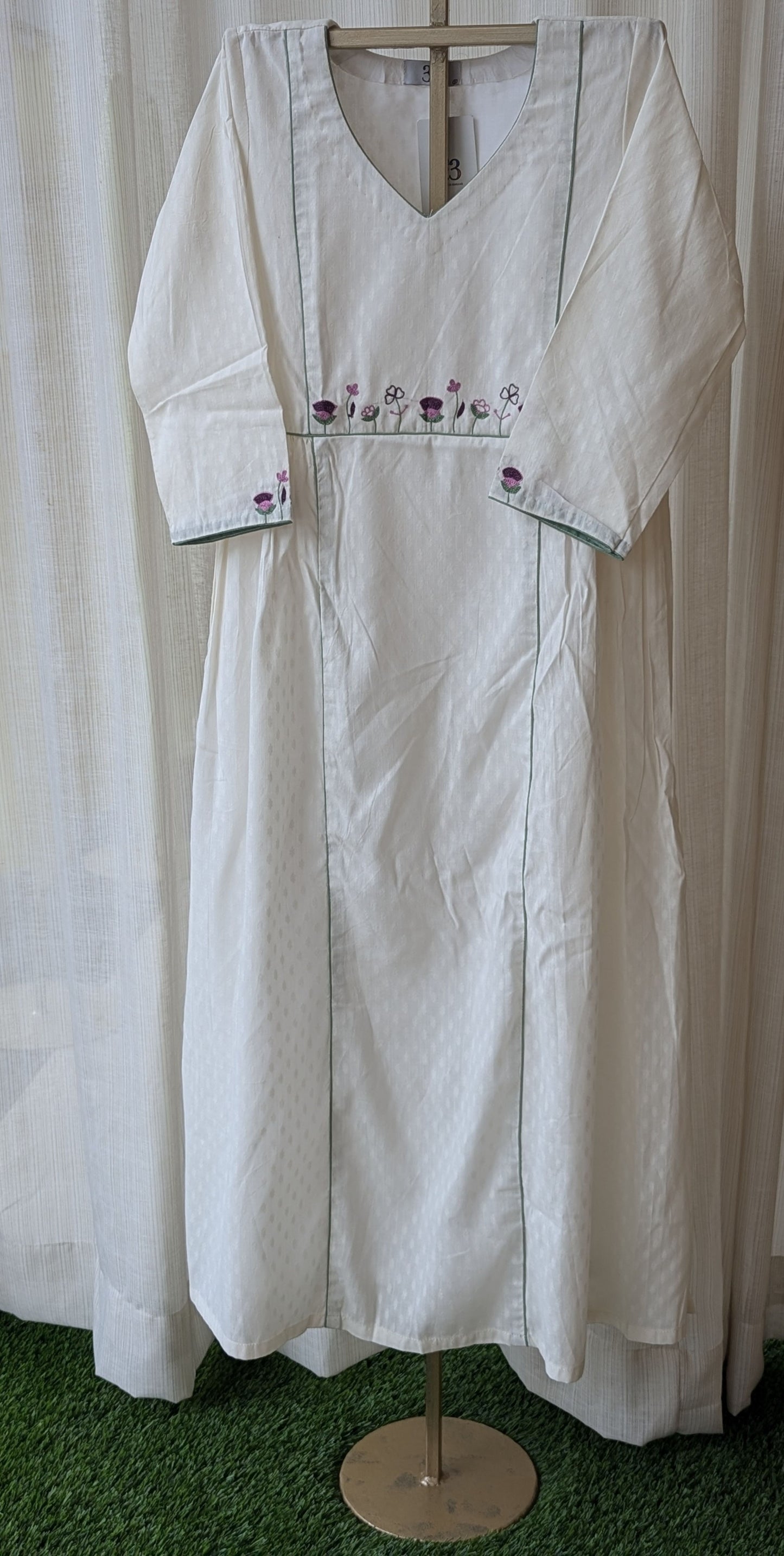 Dhobby Cotton Embr Kurti