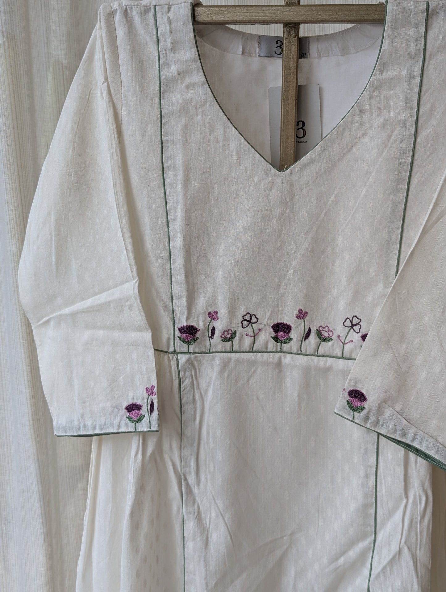 Dhobby Cotton Embr Kurti