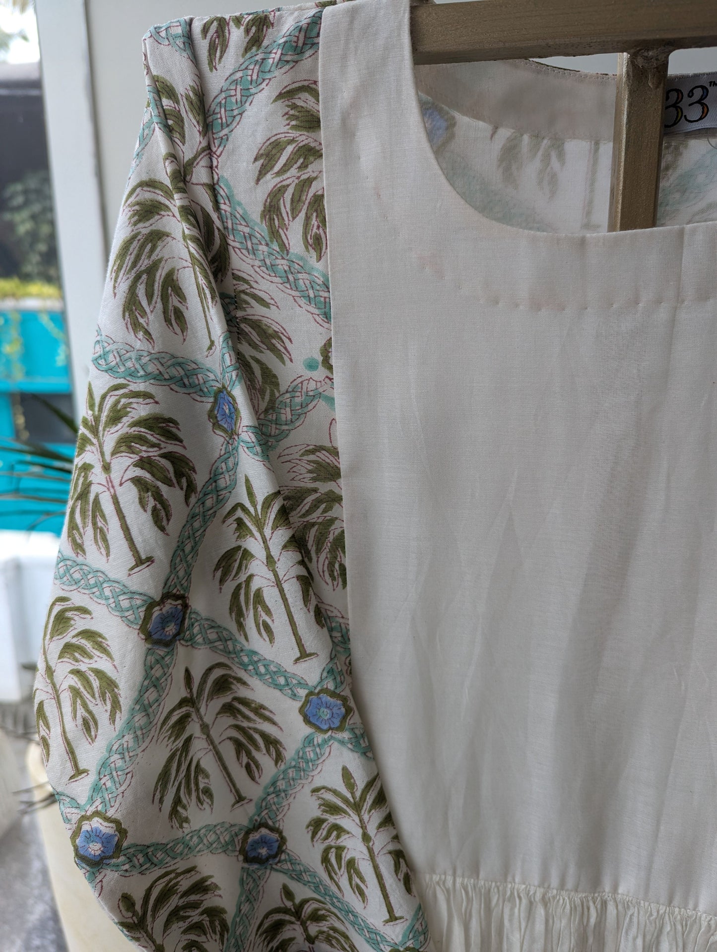 Chanderi Tree Print Dress