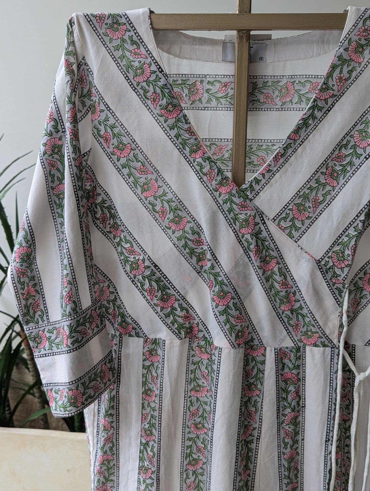 Block Print Stripe Dress