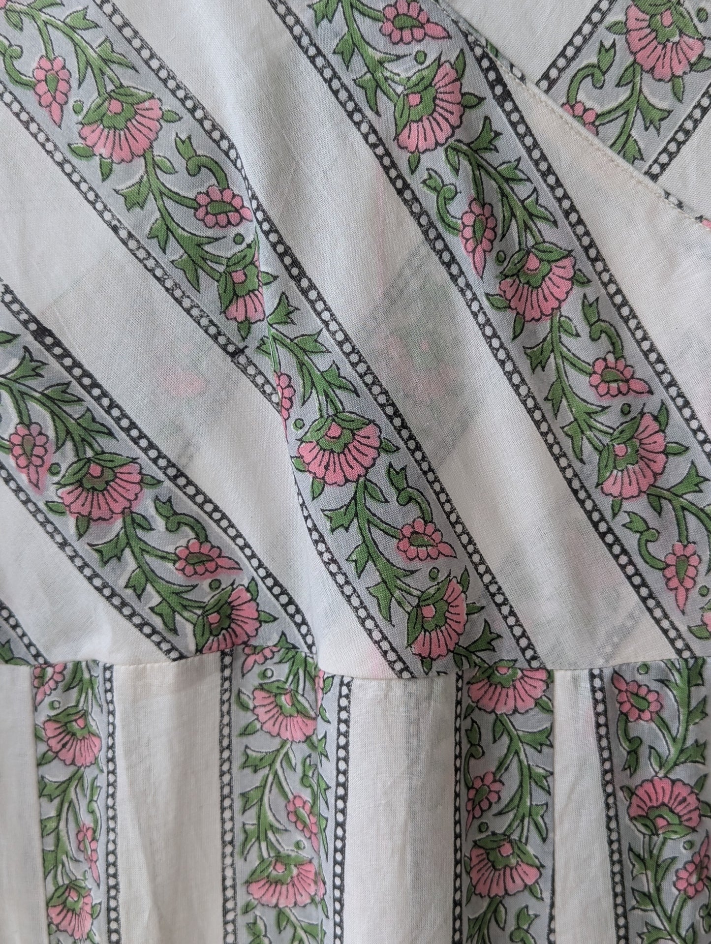 Block Print Stripe Dress