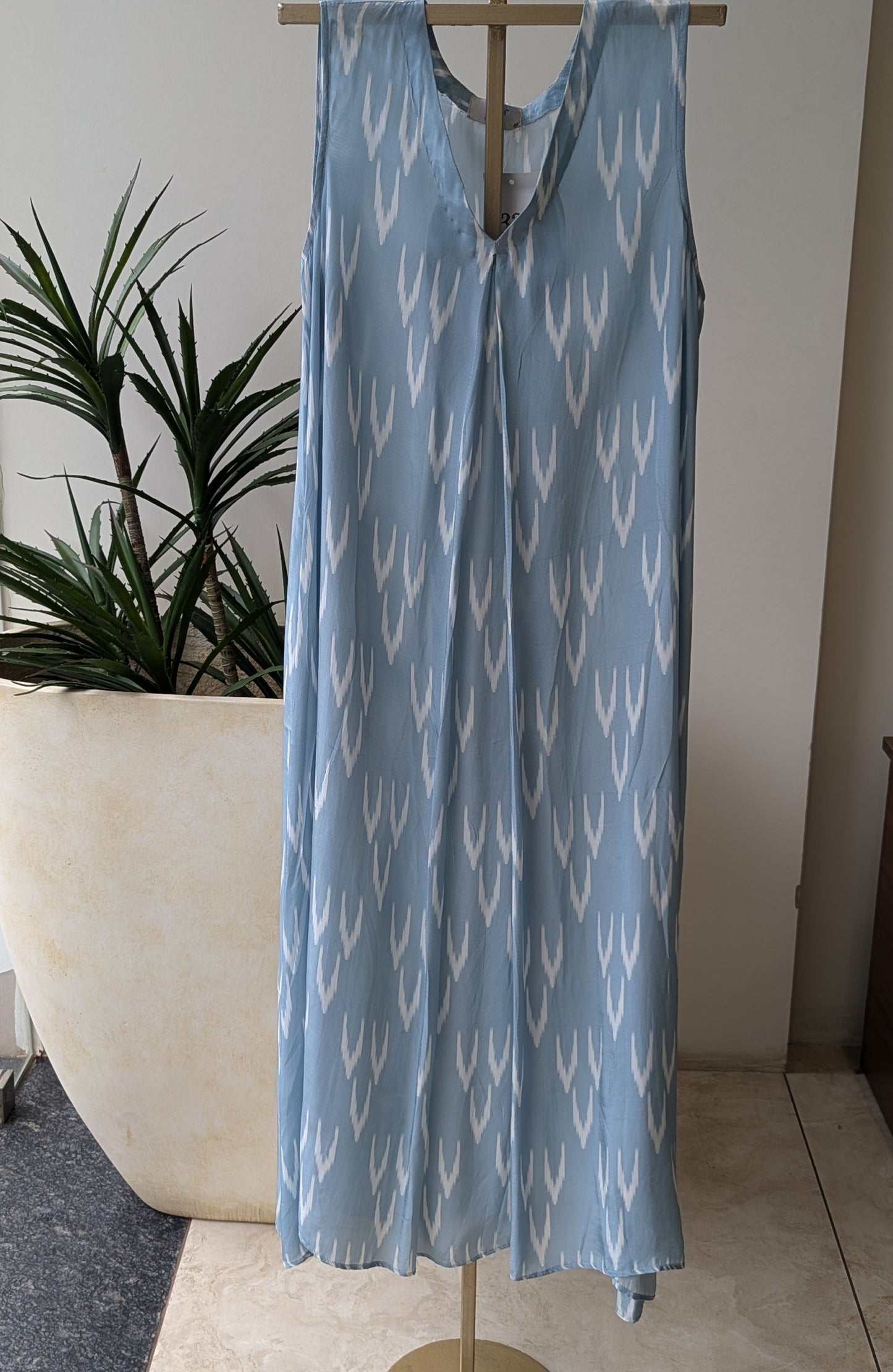 Blue Crepe Co-Ord Set