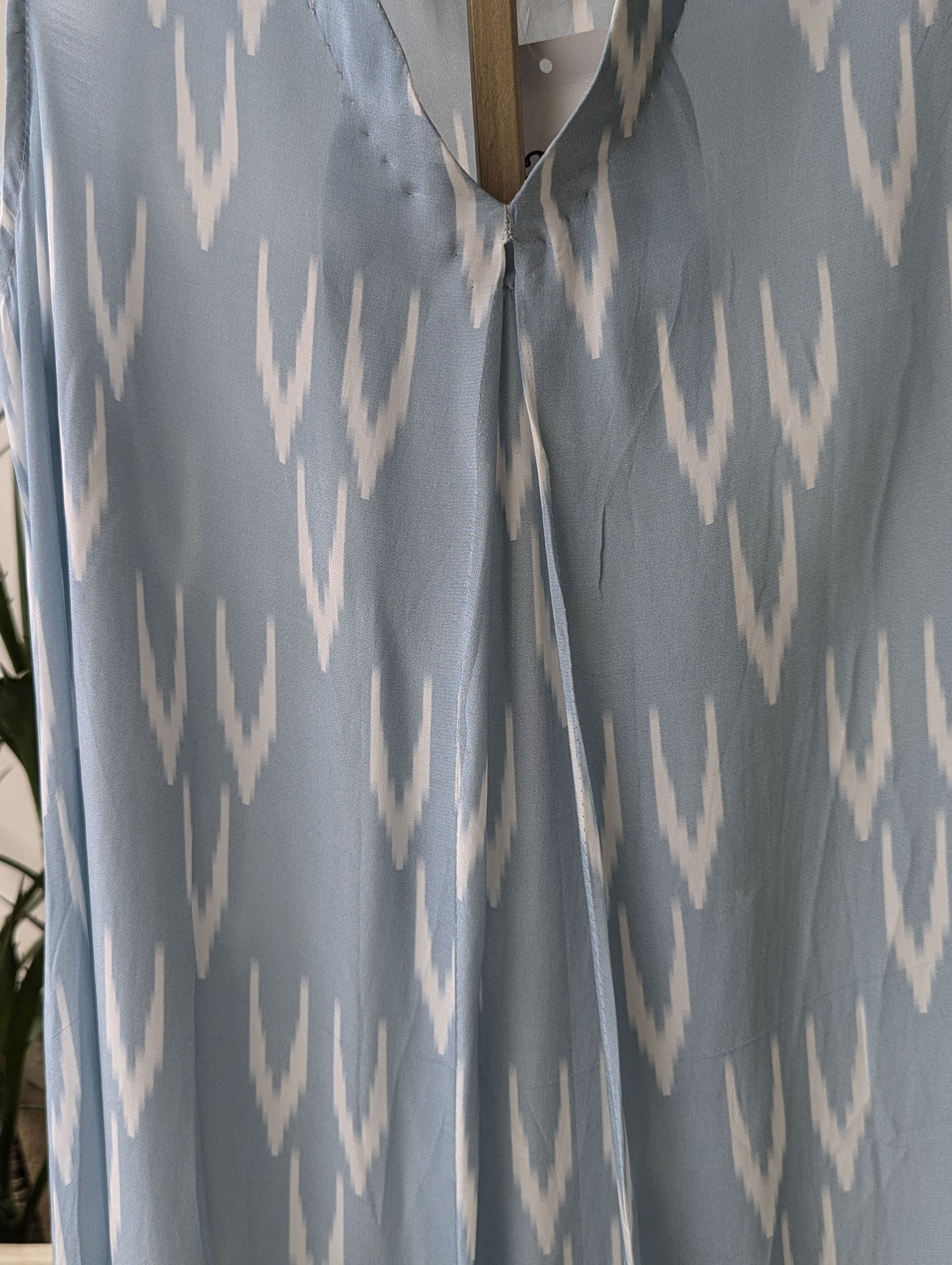 Blue Crepe Co-Ord Set