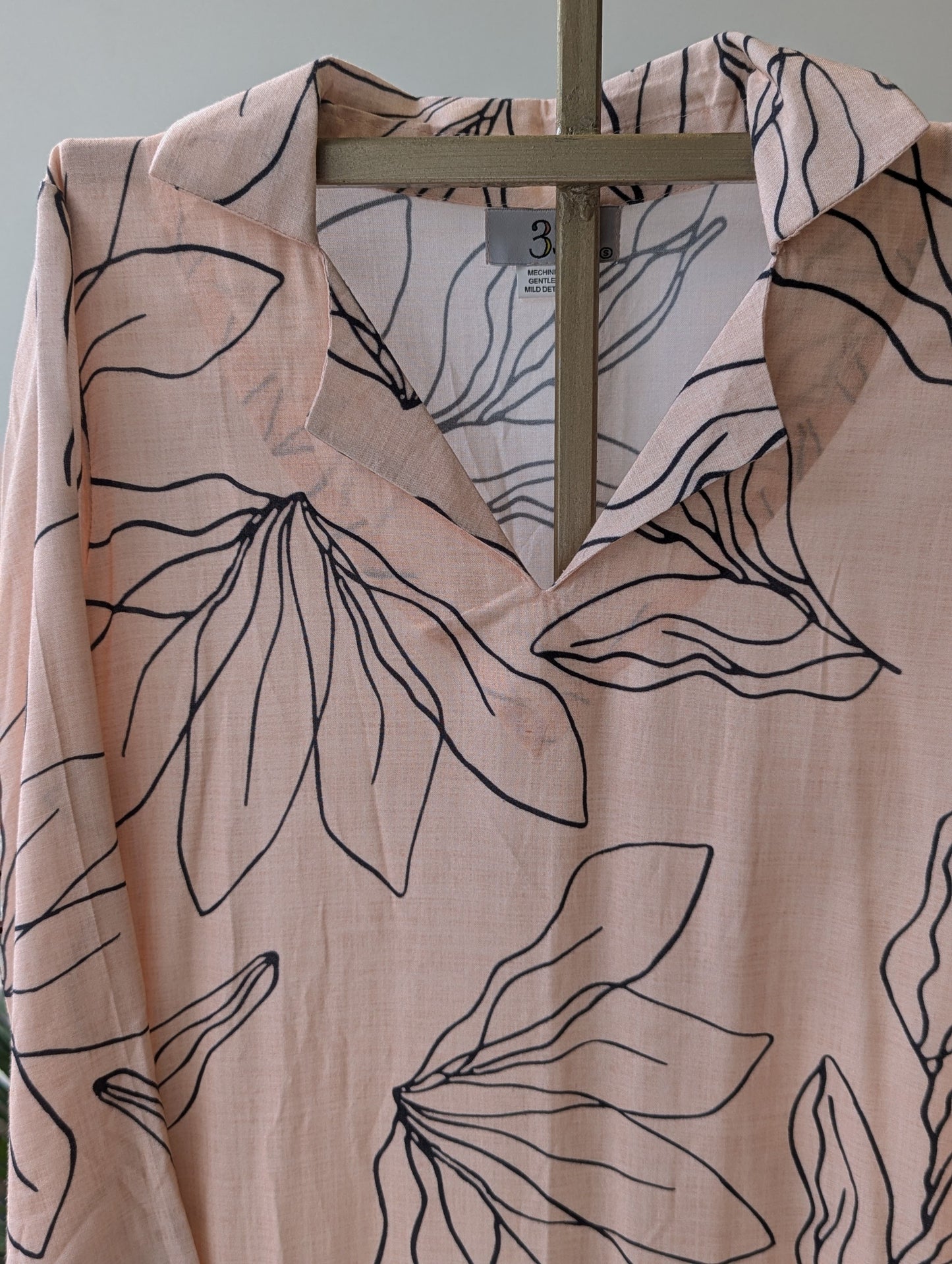 Peach Mulcotton Co-Ord Set