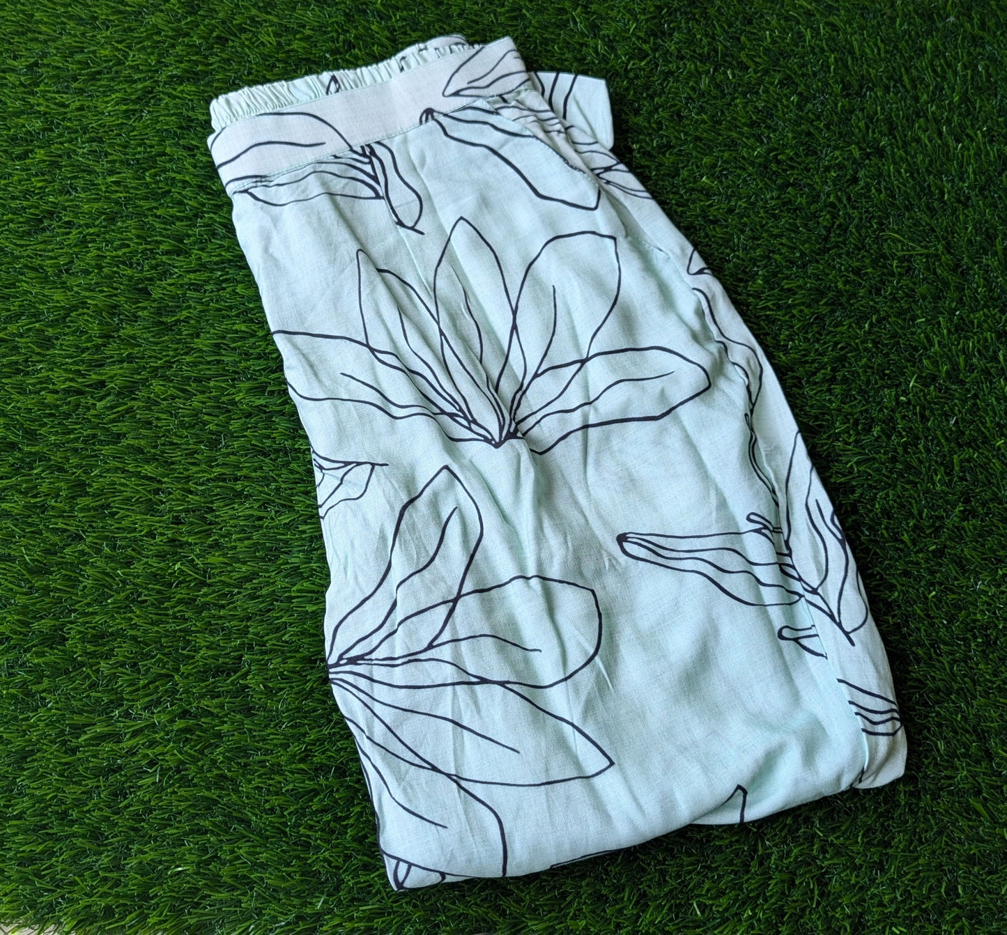 Mint Green Mul Cotton Co-Ord Set