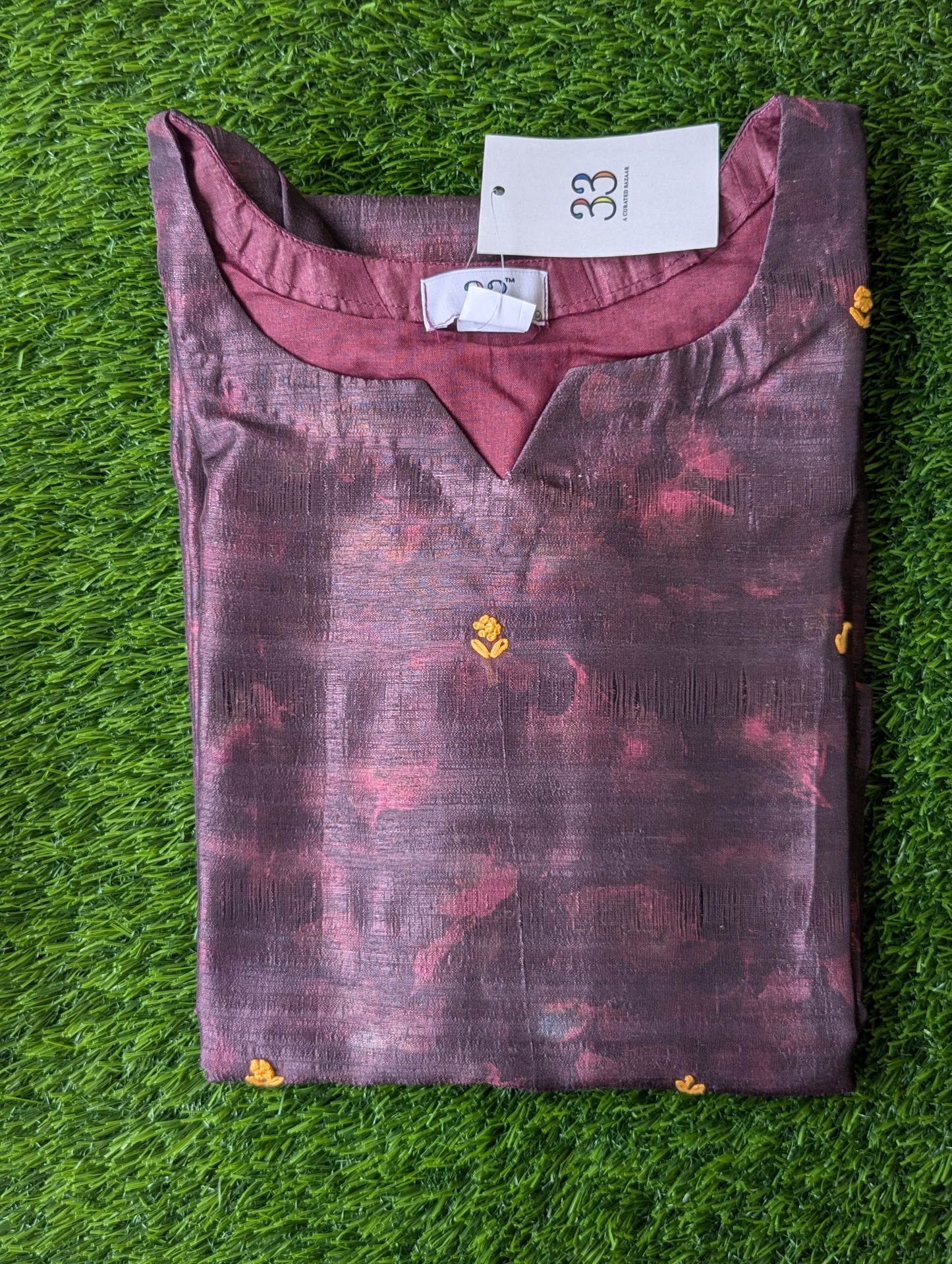 Semi Tussar Kurta