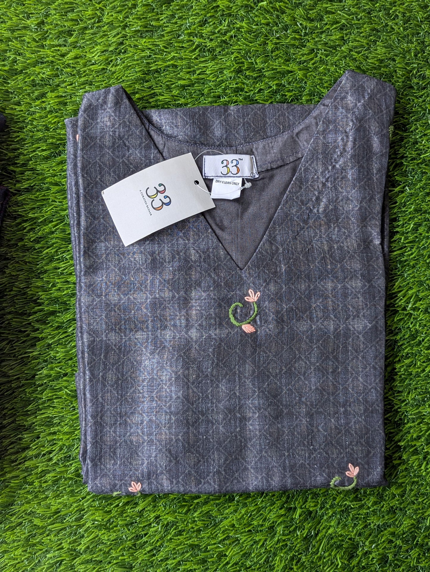 Semi Tussar Kurta