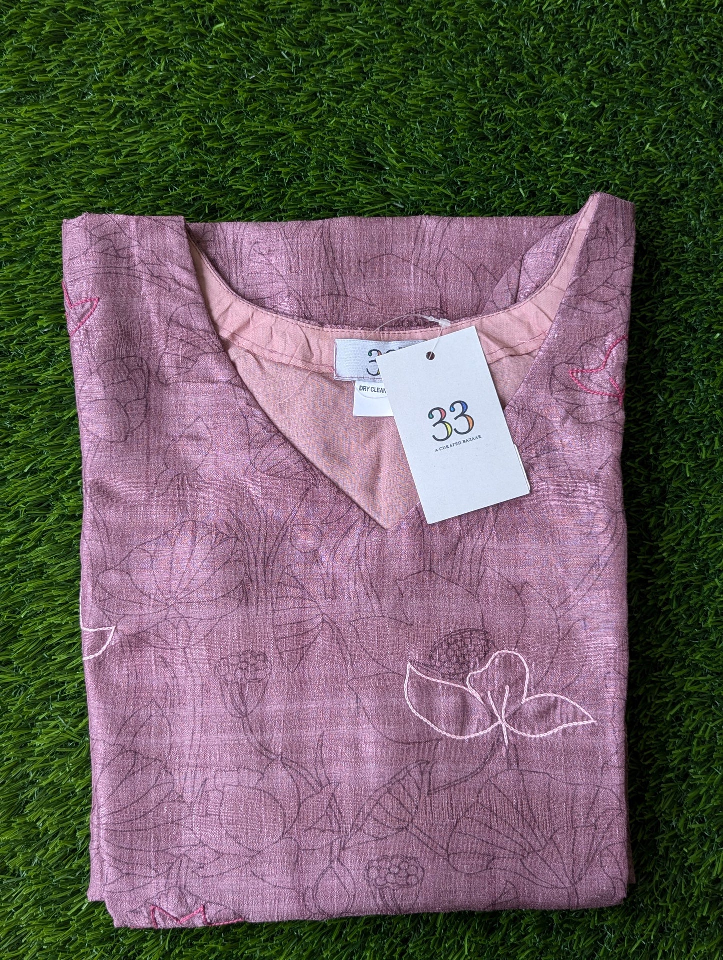 Semi Tussar Kurti