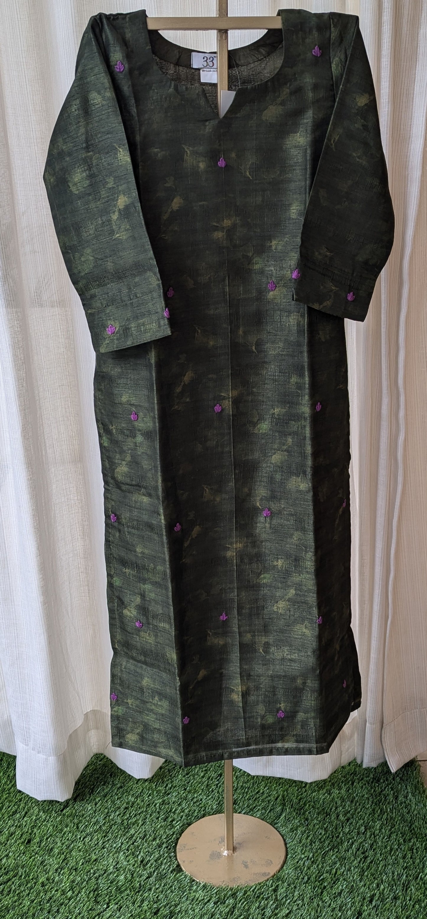 Semi Tussar Kurti