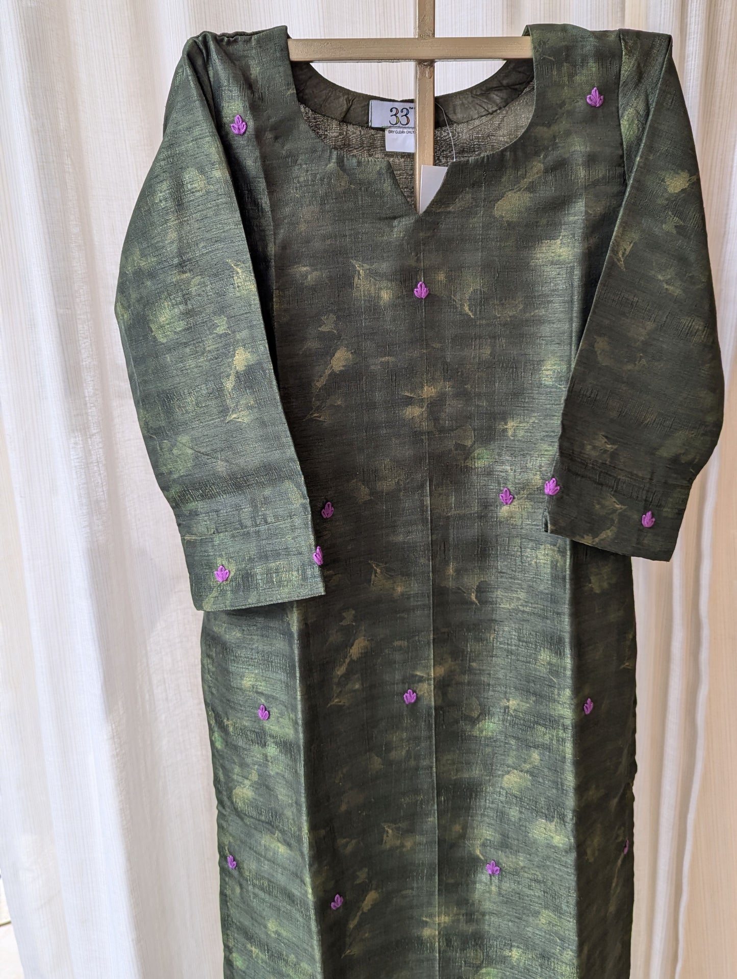 Semi Tussar Kurti