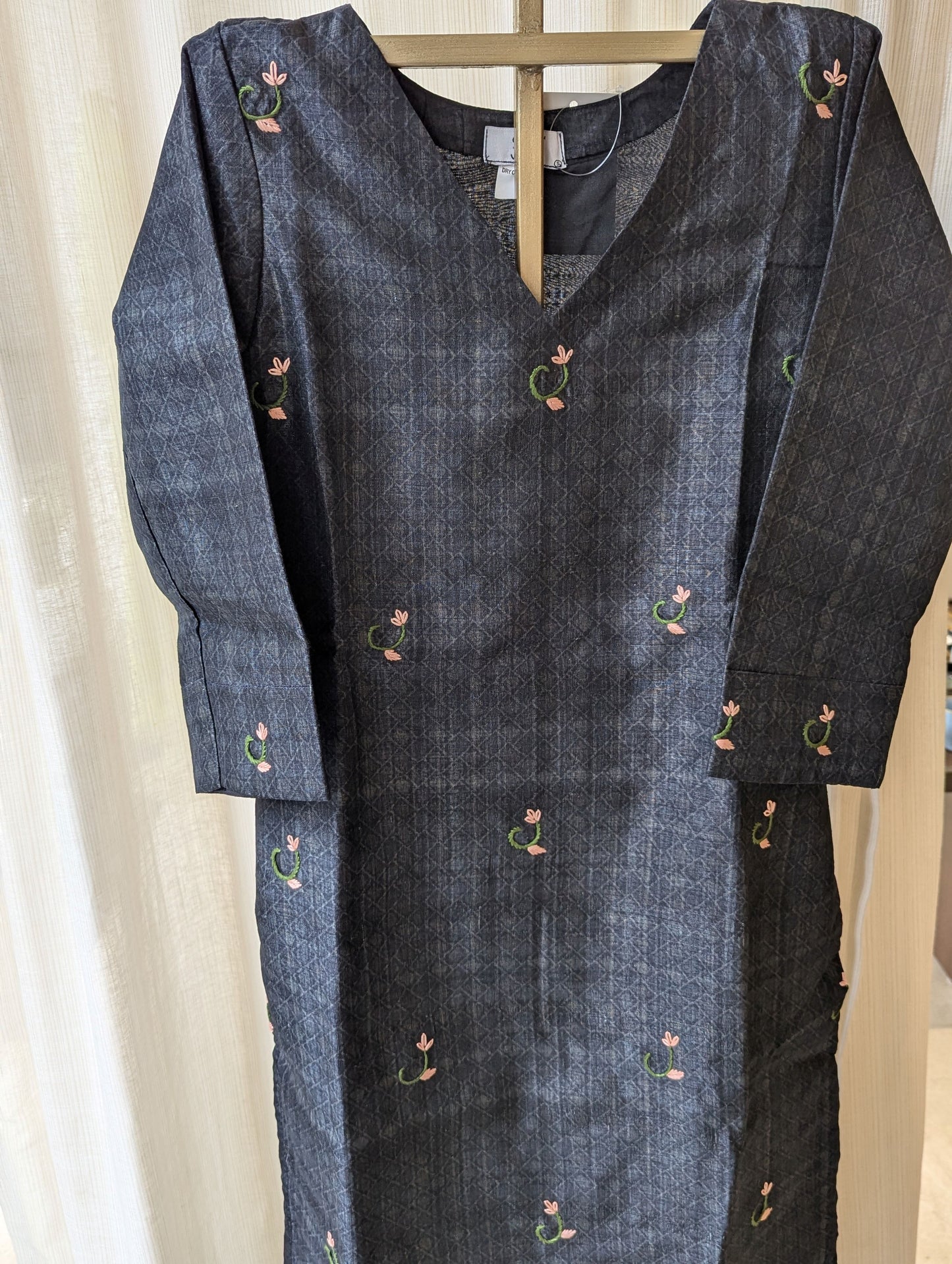 Semi Tussar Kurta