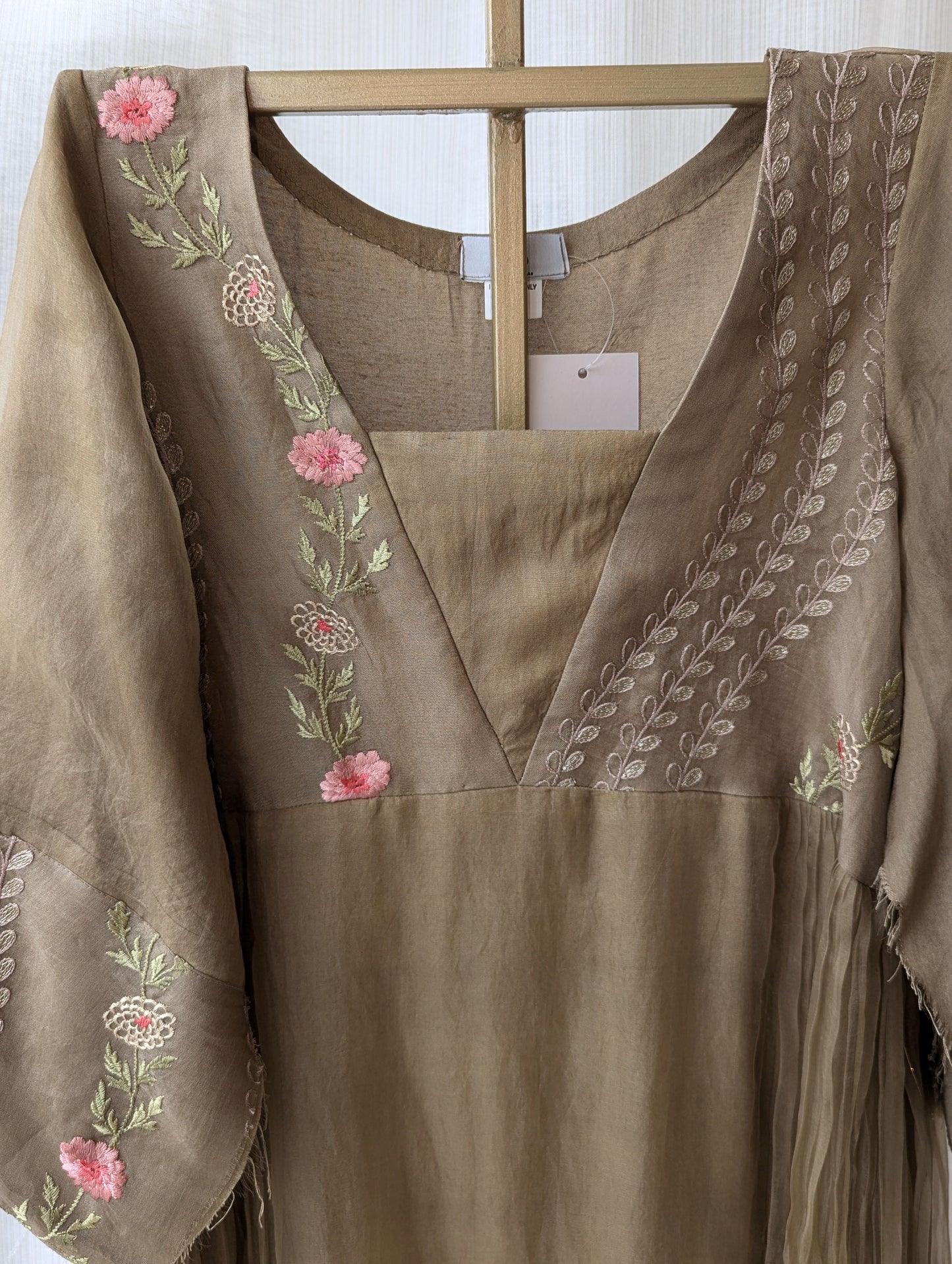 Glass Organza Semi Party Wear Kurti