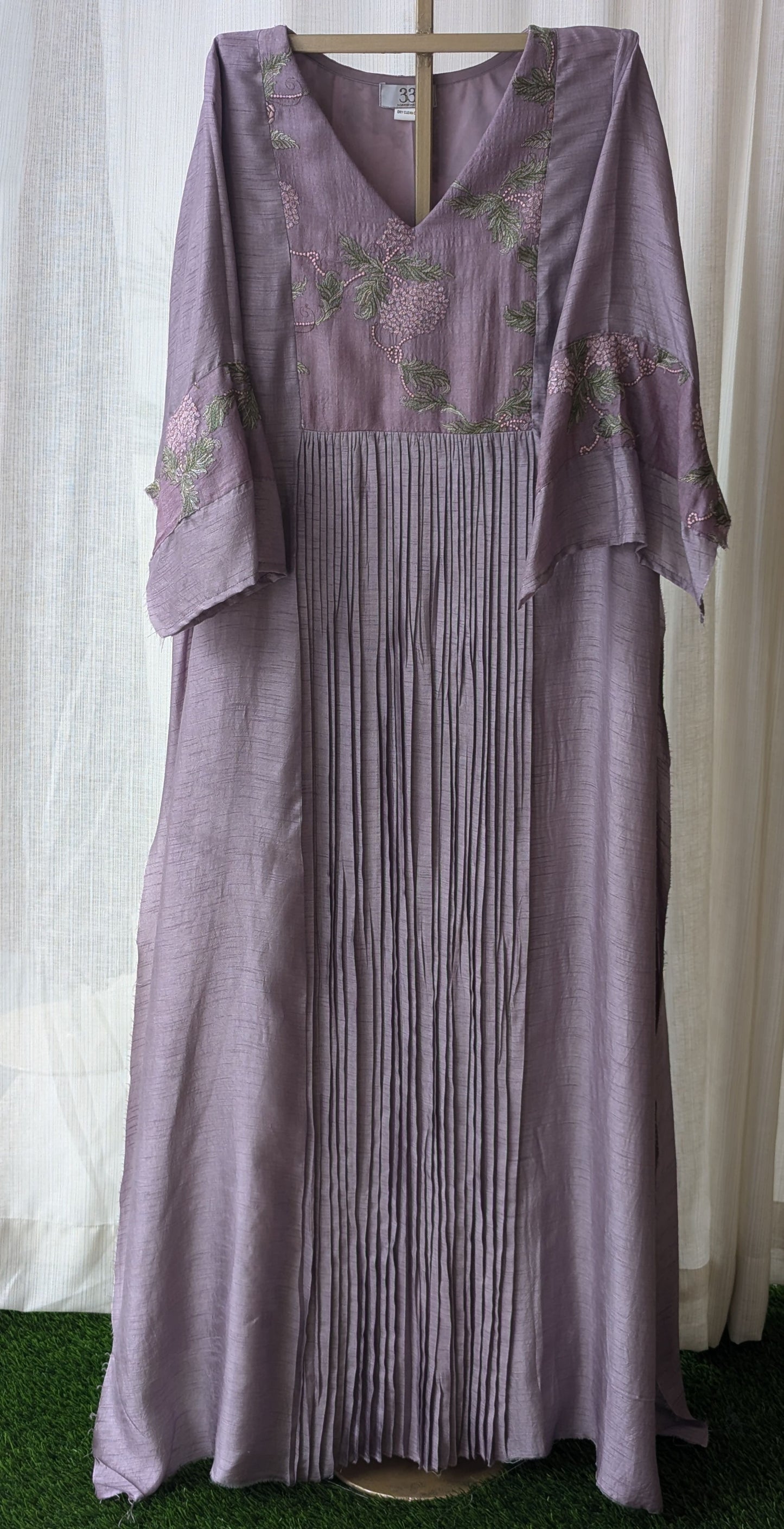 Dola Silk Violet Semi Party Wear Top