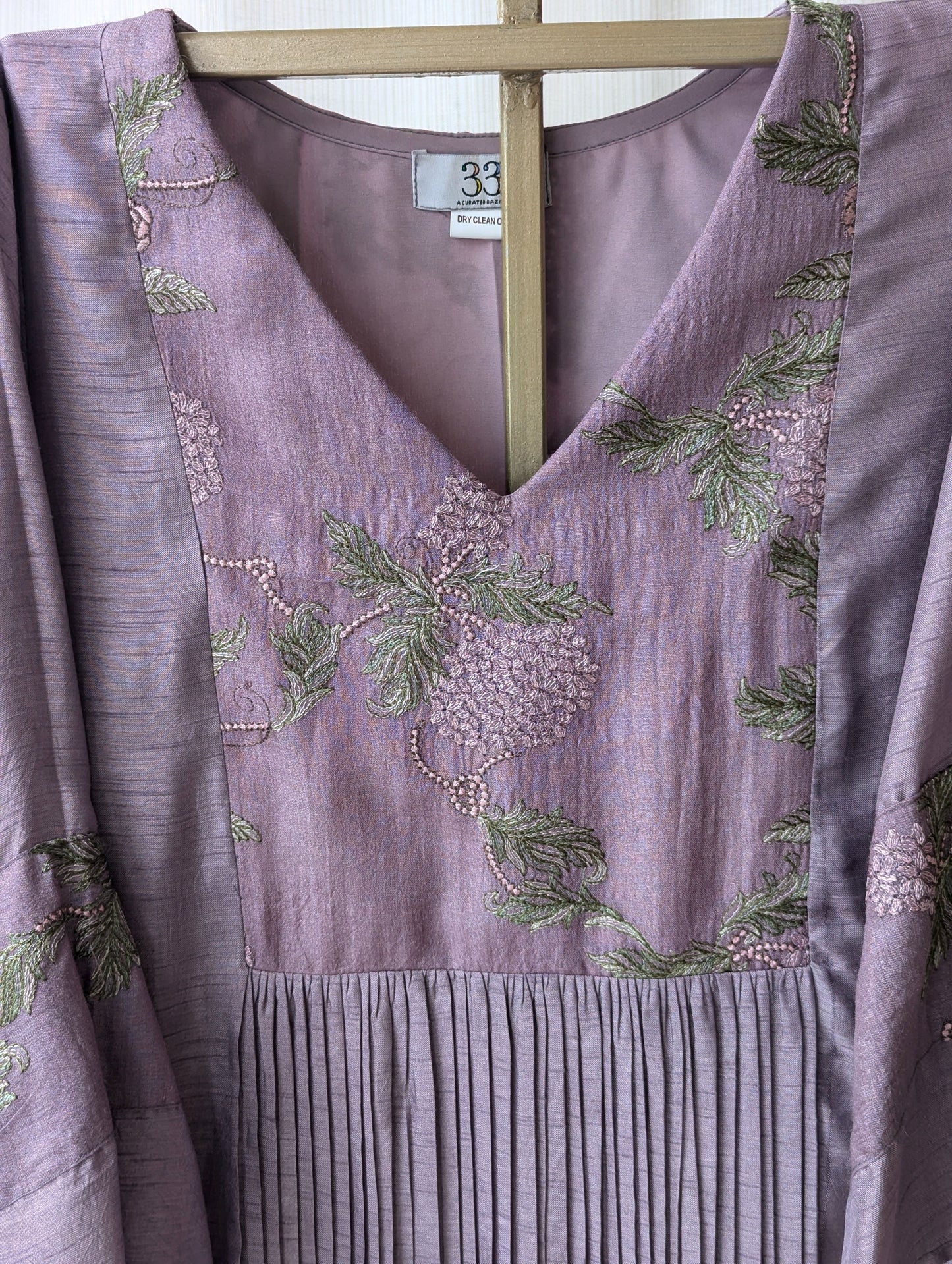 Dola Silk Violet Semi Party Wear Top