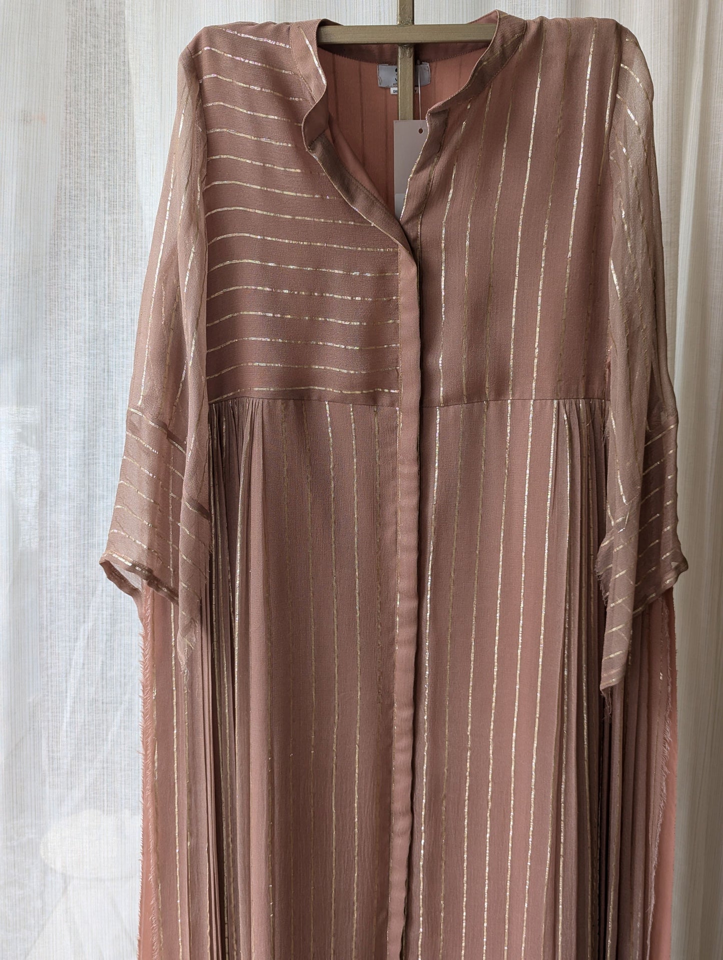 Lurex Stripe Semi Party Wear Top