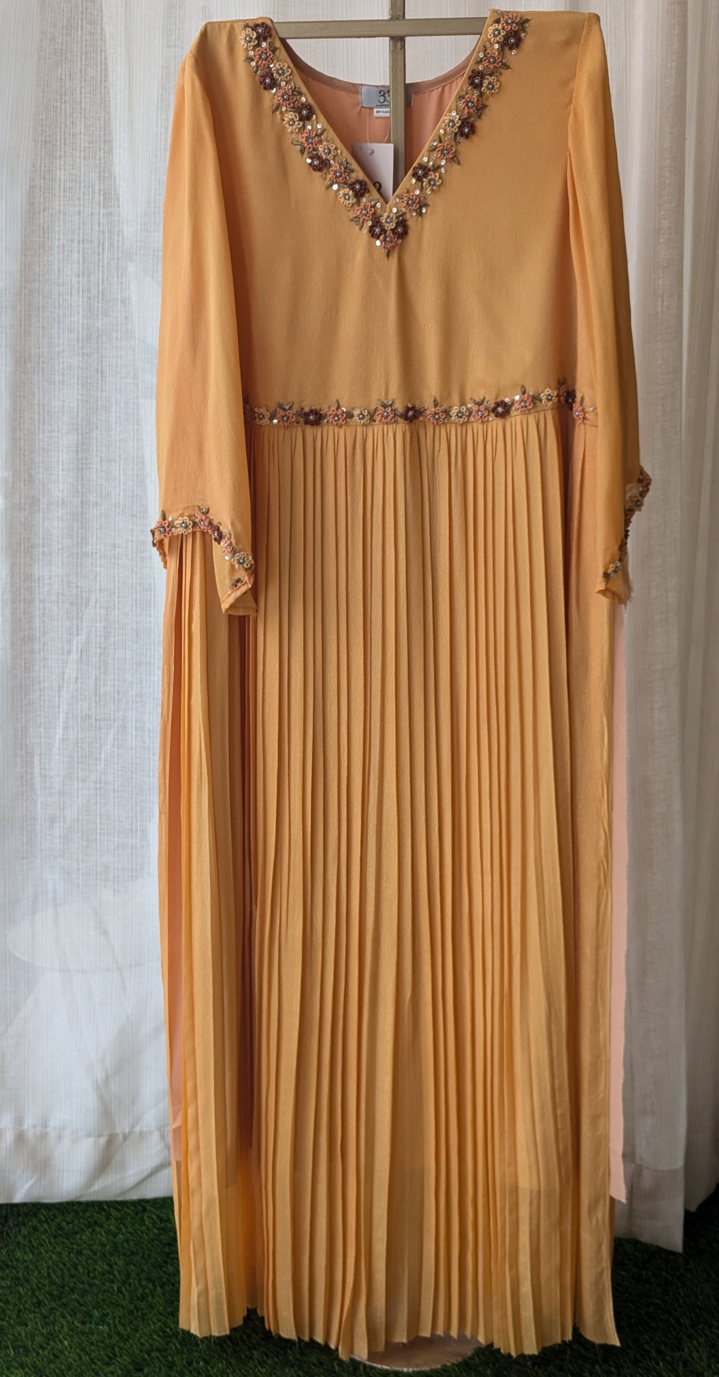 Crepe Georgete Hand Work Semi Party Wear Top