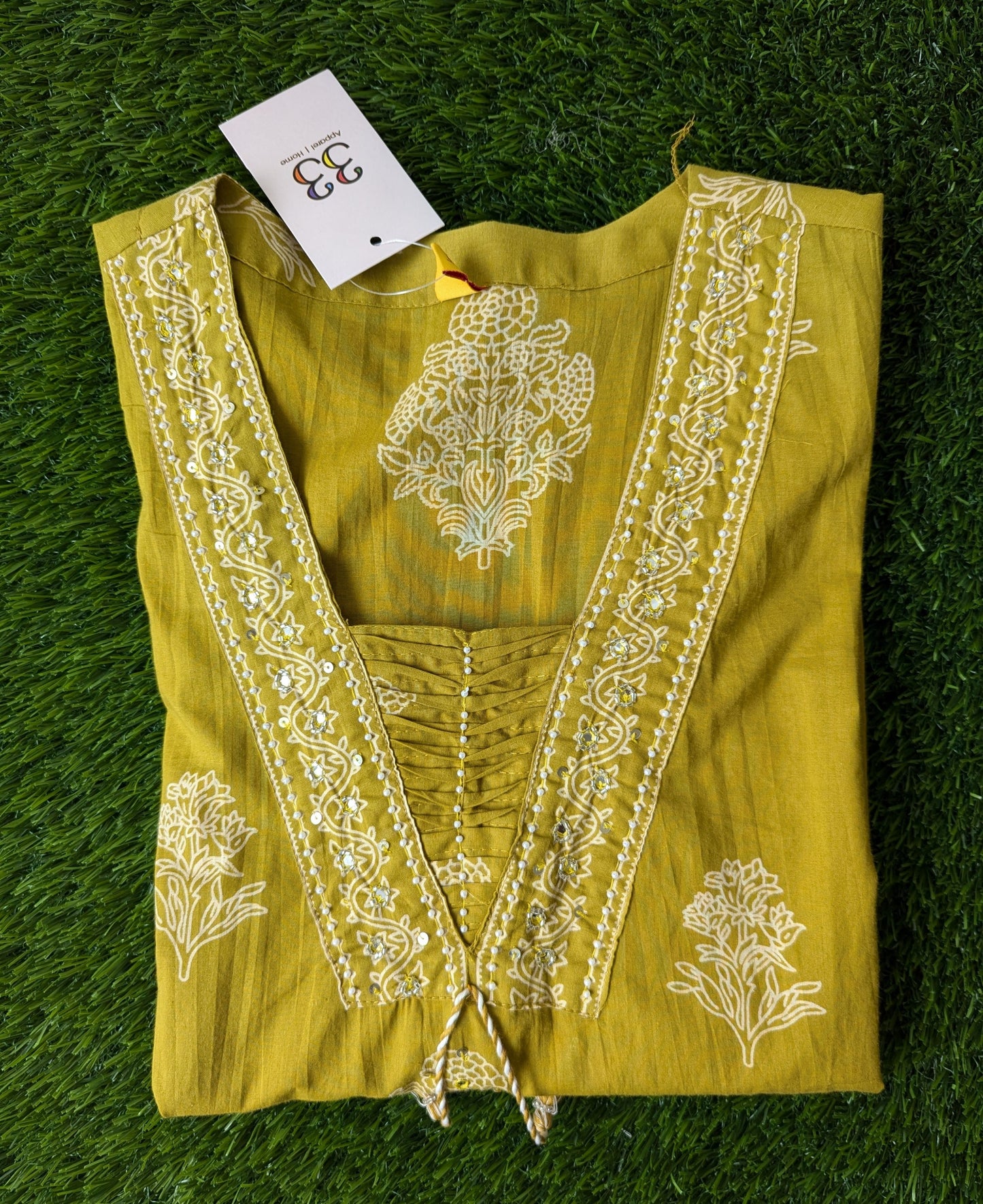 Lemon Green Three Pieces Set