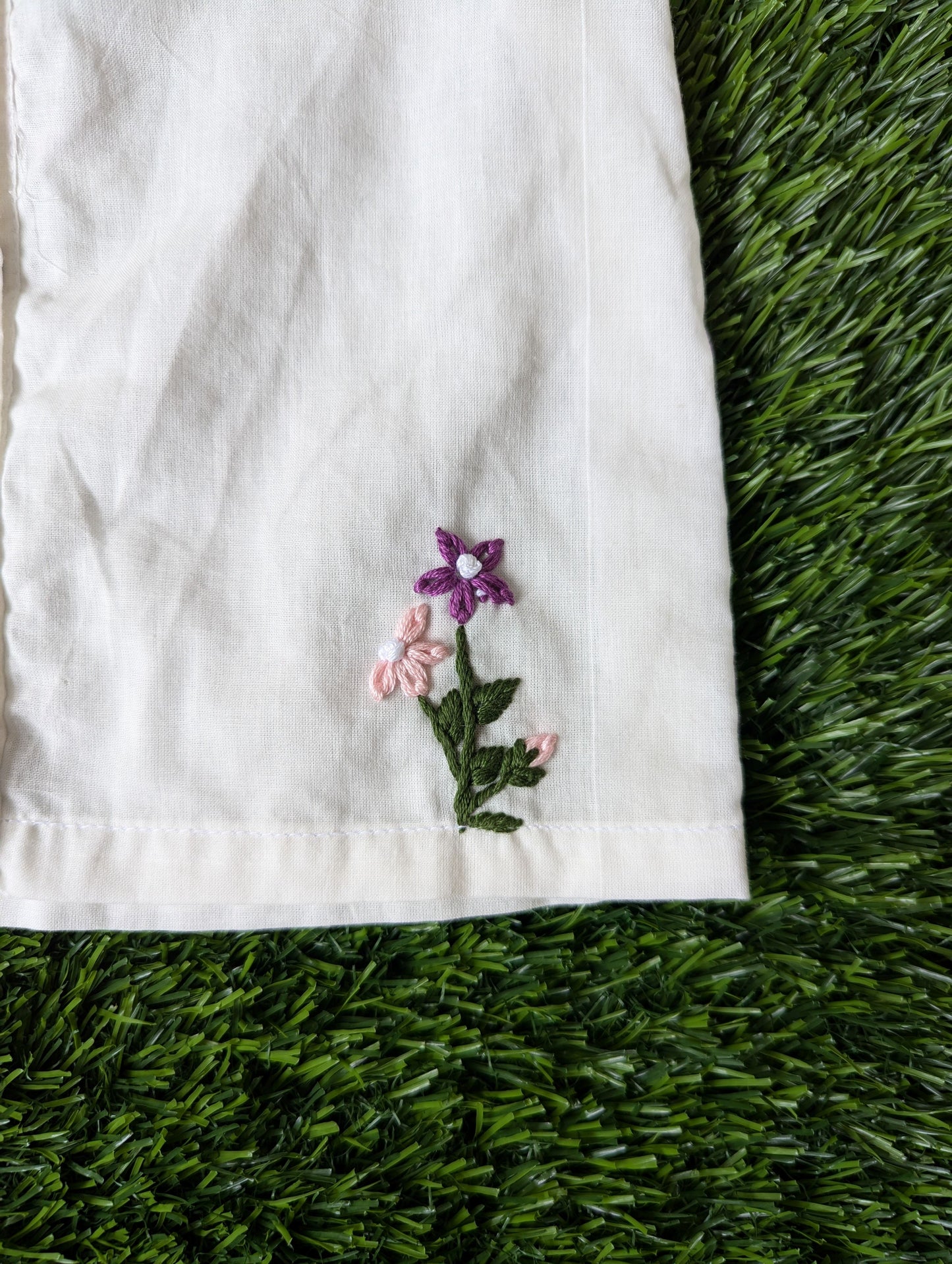 New Born Baby Cotton Embroidery Vest