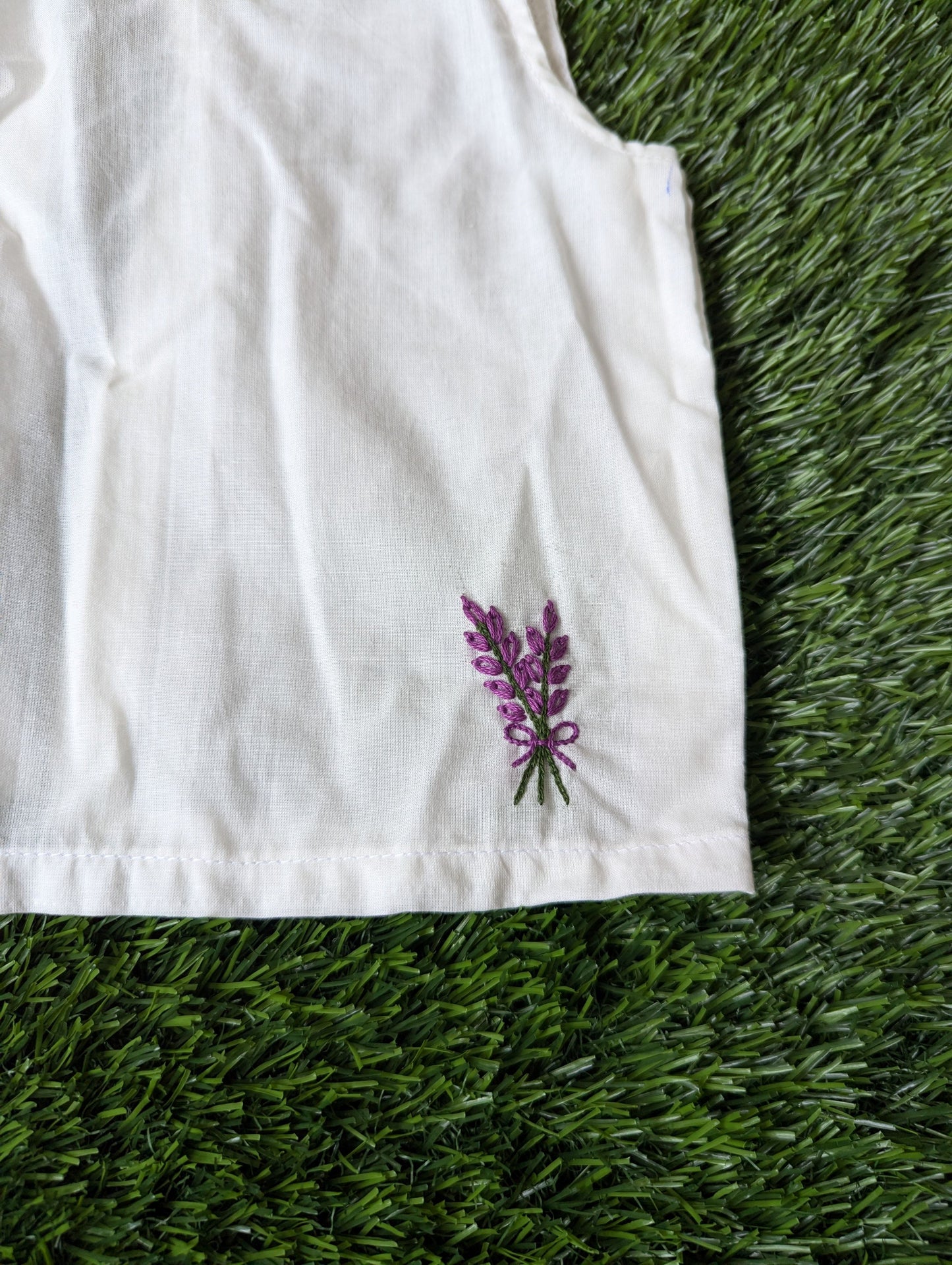 New Born Baby Cotton Embroidery Vest