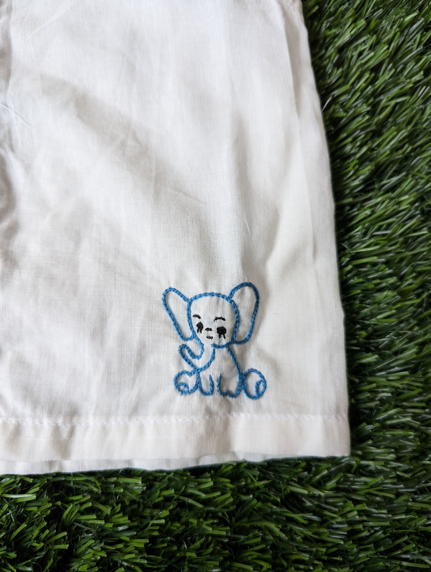 New Born Baby Cotton Embroidery Vest