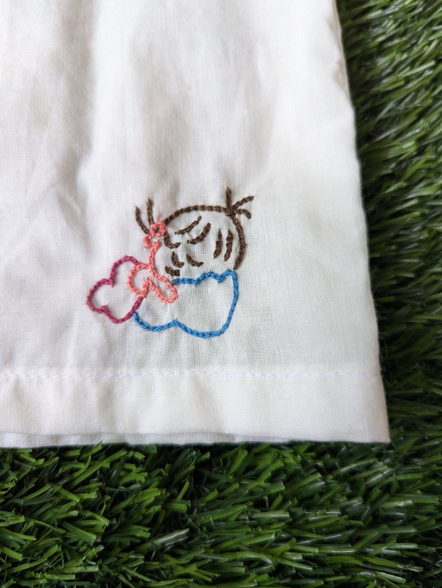 New Born Baby Cotton Embroidery Vest