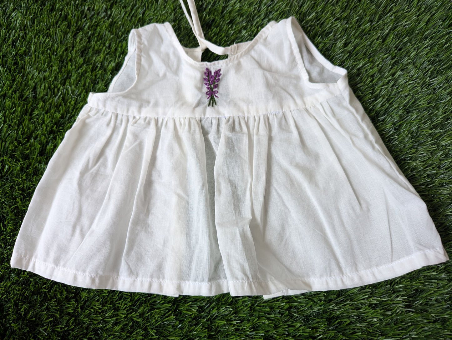 New Born Baby Cotton Embroidery Dress