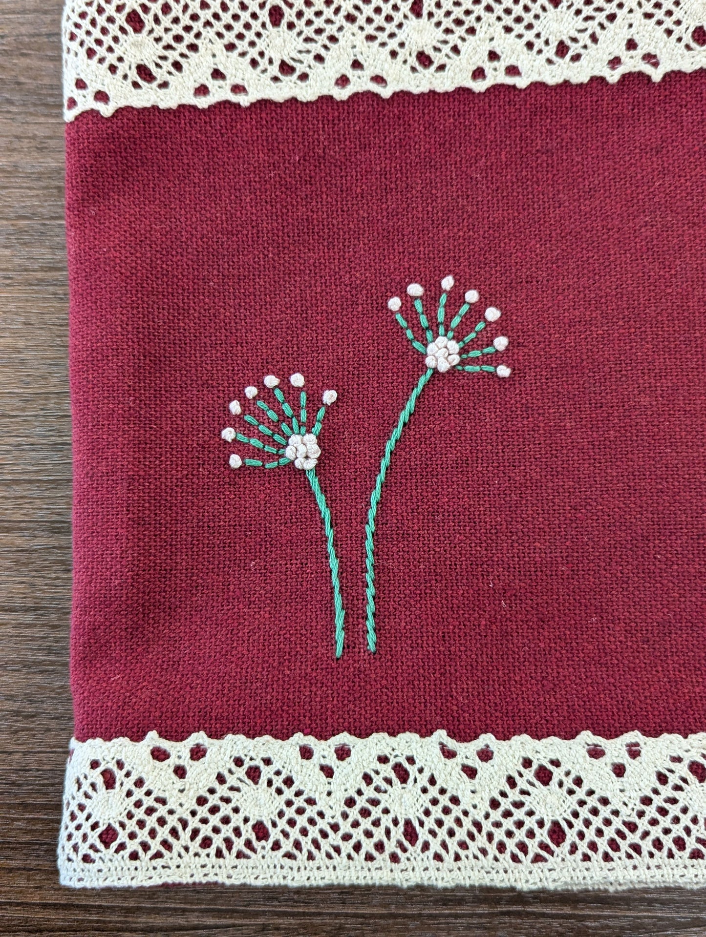 Embroidery Table Runner 6 Seater