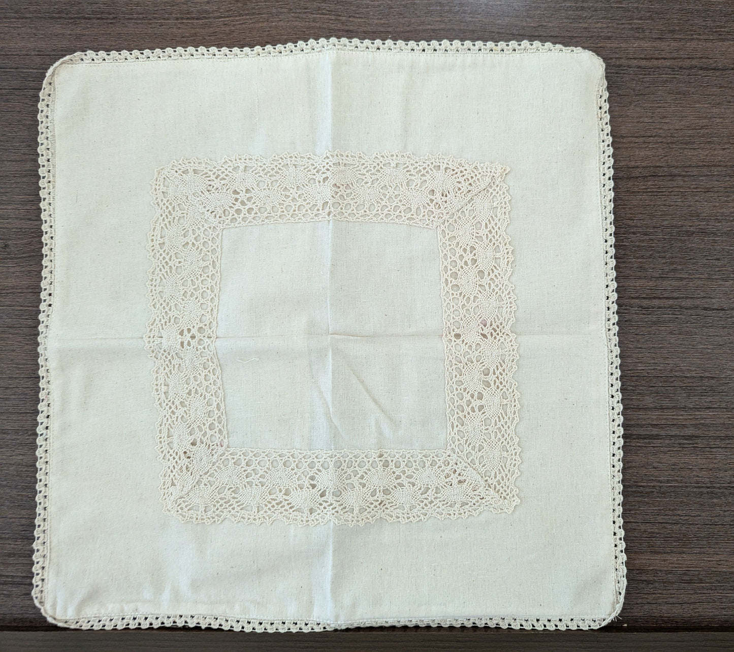 Crochet Lace Cushion Cover