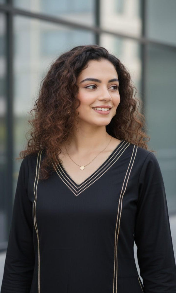 Black +yellow Running