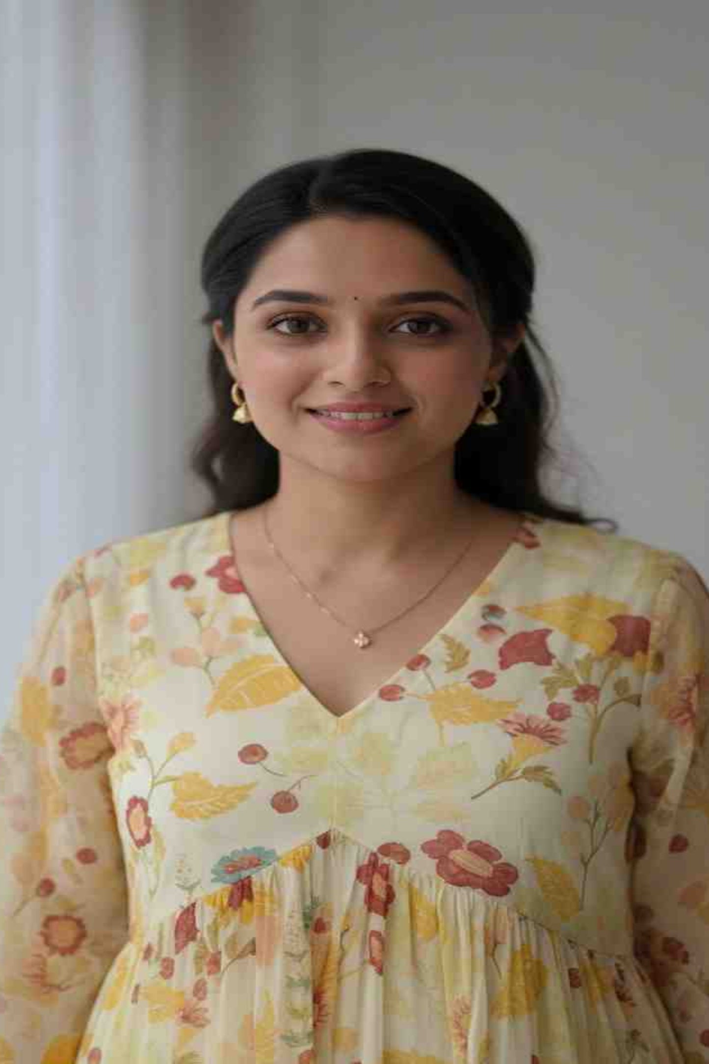 Yellow Organza Alia Dress