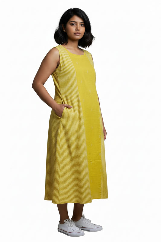 Lemon Panel Dress