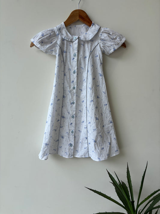 Mul Cotton Button-Down Dress