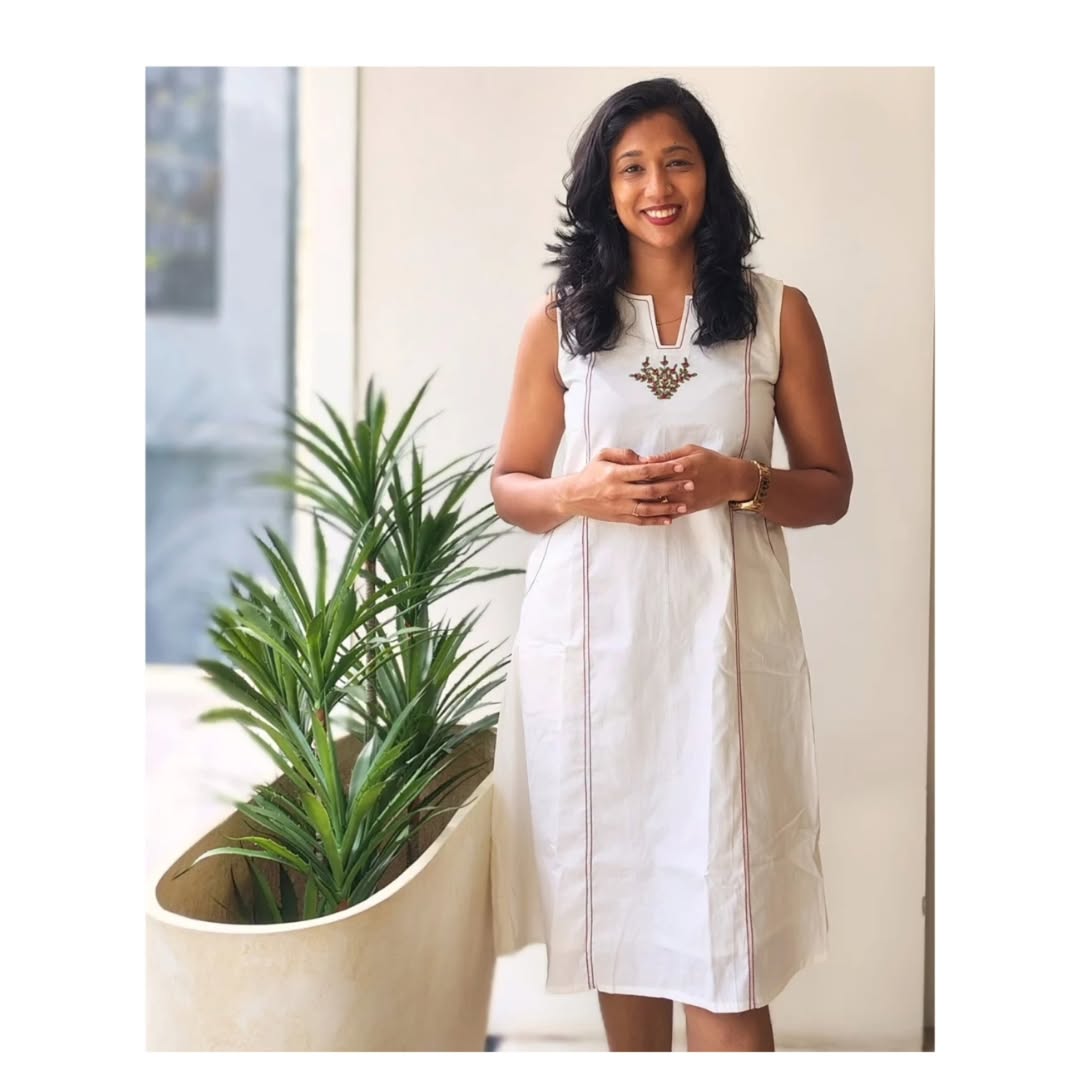 White  Embroidery Dress