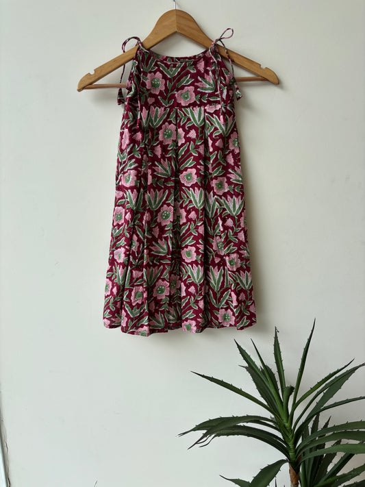 The Berry Bloom Strappy Dress