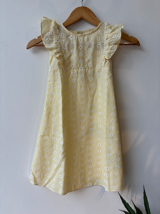 The Cotton Chikankari Dress